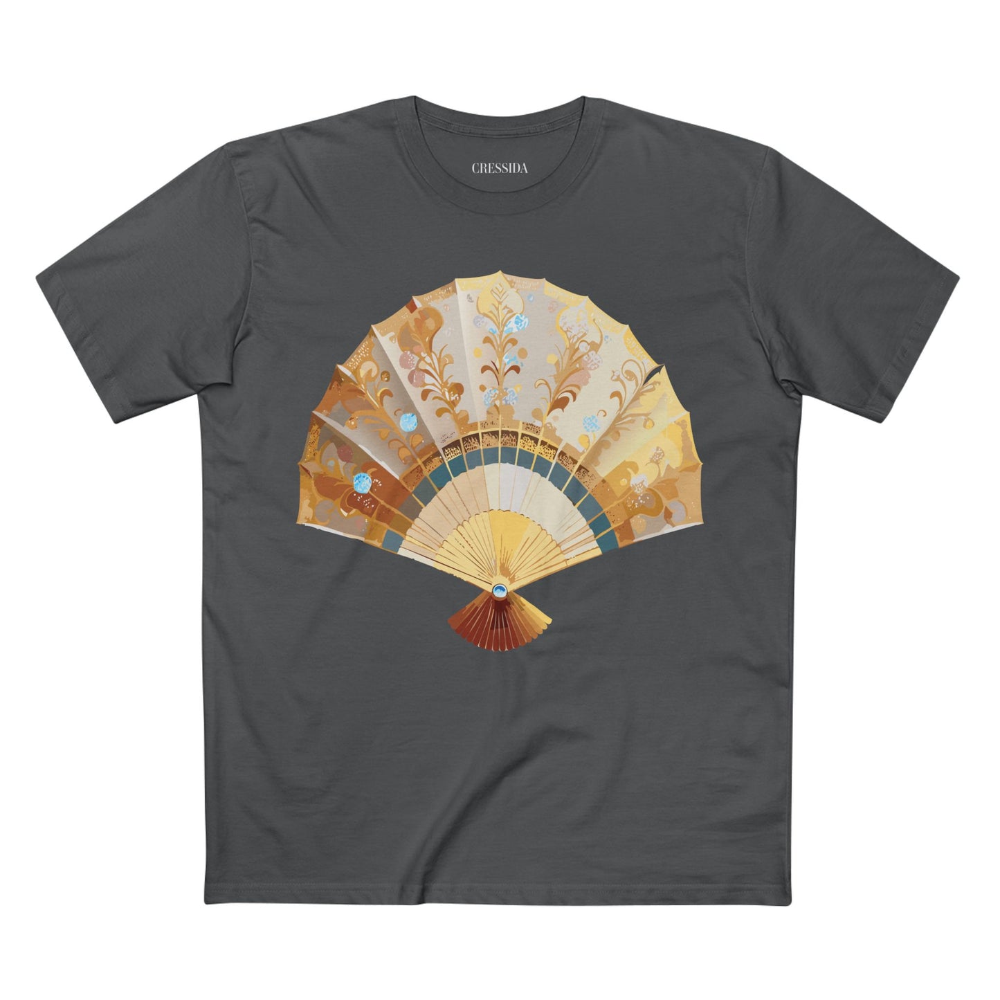 Fan shirt, Shirt with Fan, Tee Shirt with Antique Fan