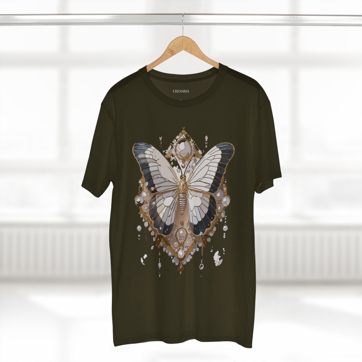 Butterfly shirt, Shirt with Butterfly, Tee Shirt with Antique Butterfly