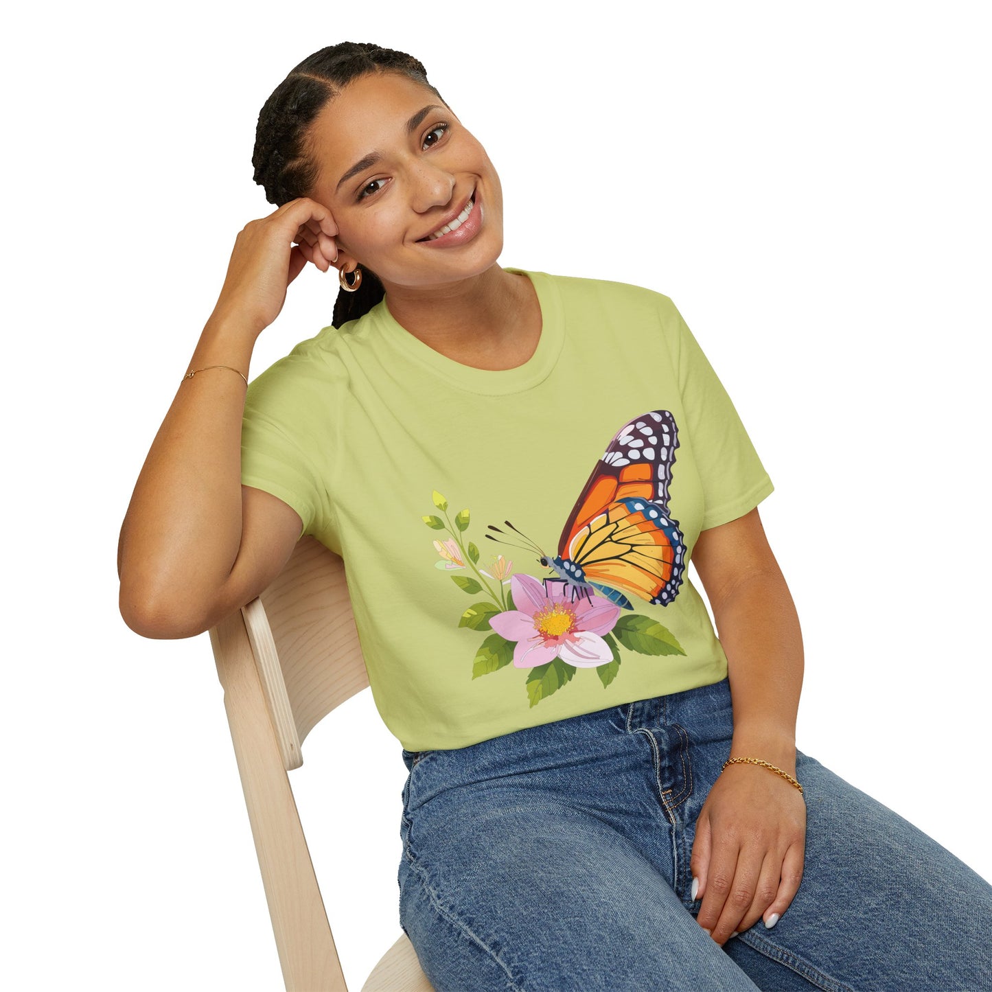Butterfly Shirt, T Shirt with Butterfly, Monarch Shirt