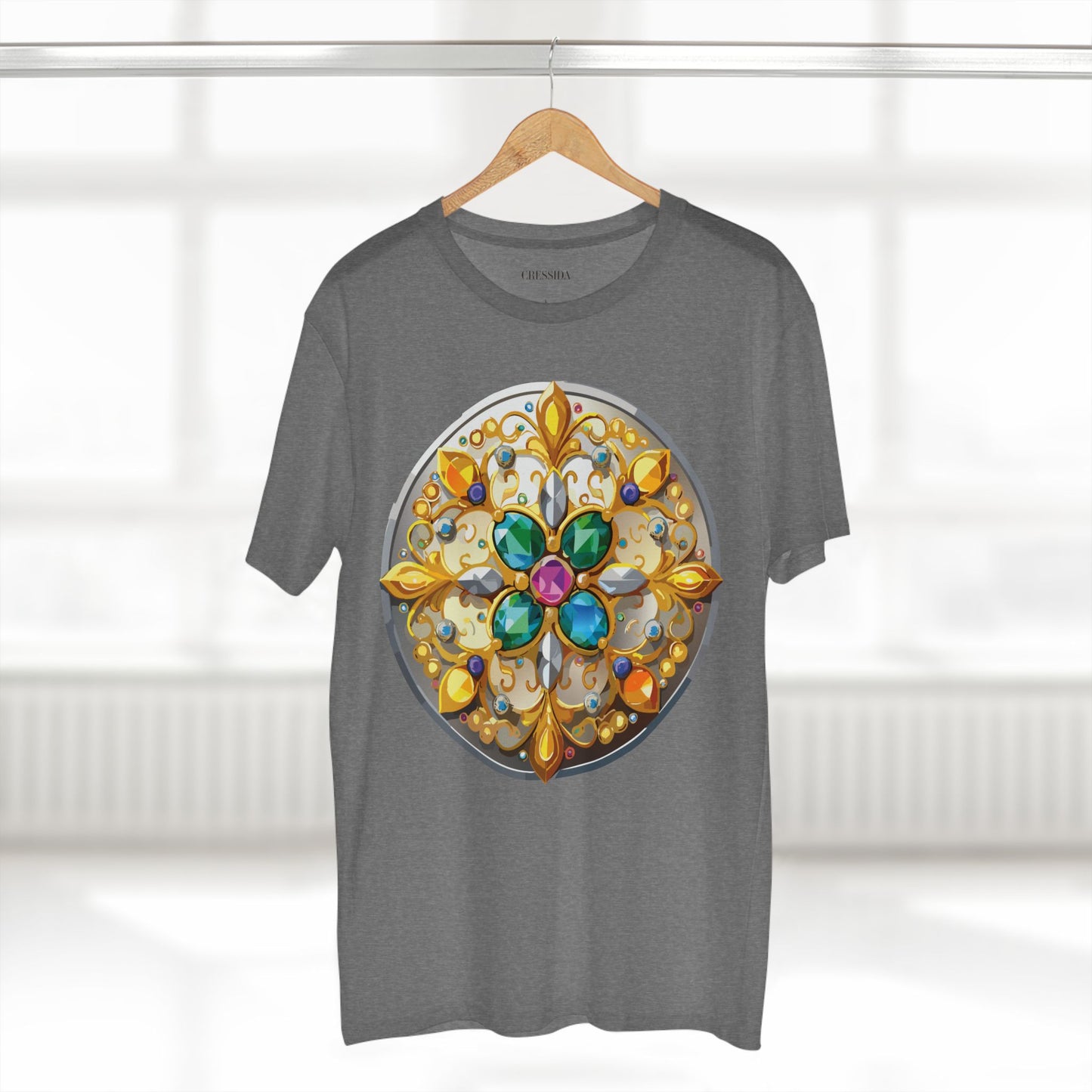 Medallion Shirt, Shirt with Medallion, Tee Shirt with Medal