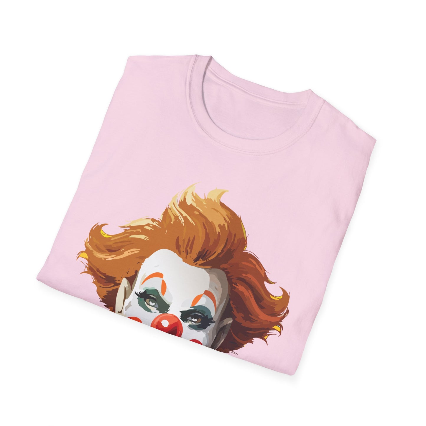 Clown Shirt, T Shirt with Clown, Funny Man Shirt, Tee Shirt with Funny Man, Circus Shirt, Shirt with Circus, Scary Man Shirt, Shirt with Scary Man