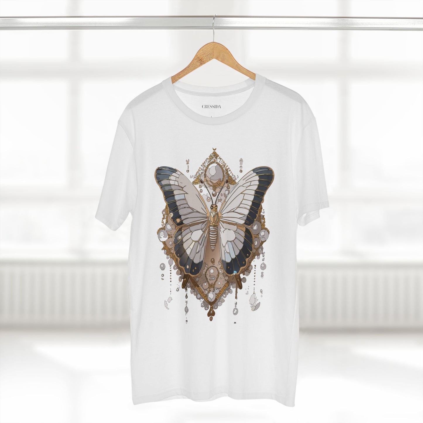 Butterfly shirt, Shirt with Butterfly, Tee Shirt with Antique Butterfly