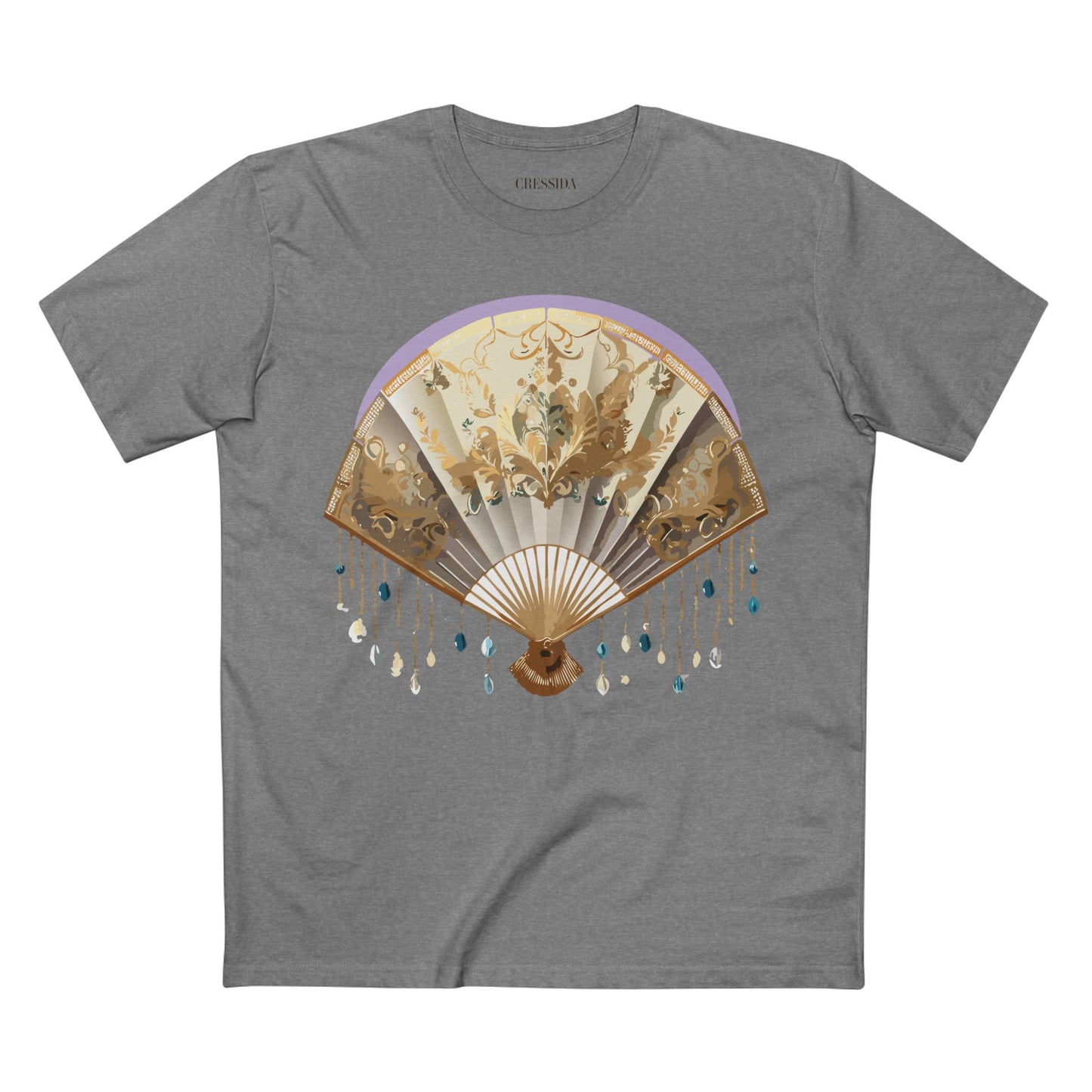 Fan shirt, Shirt with Fan, Tee Shirt with Antique Fan