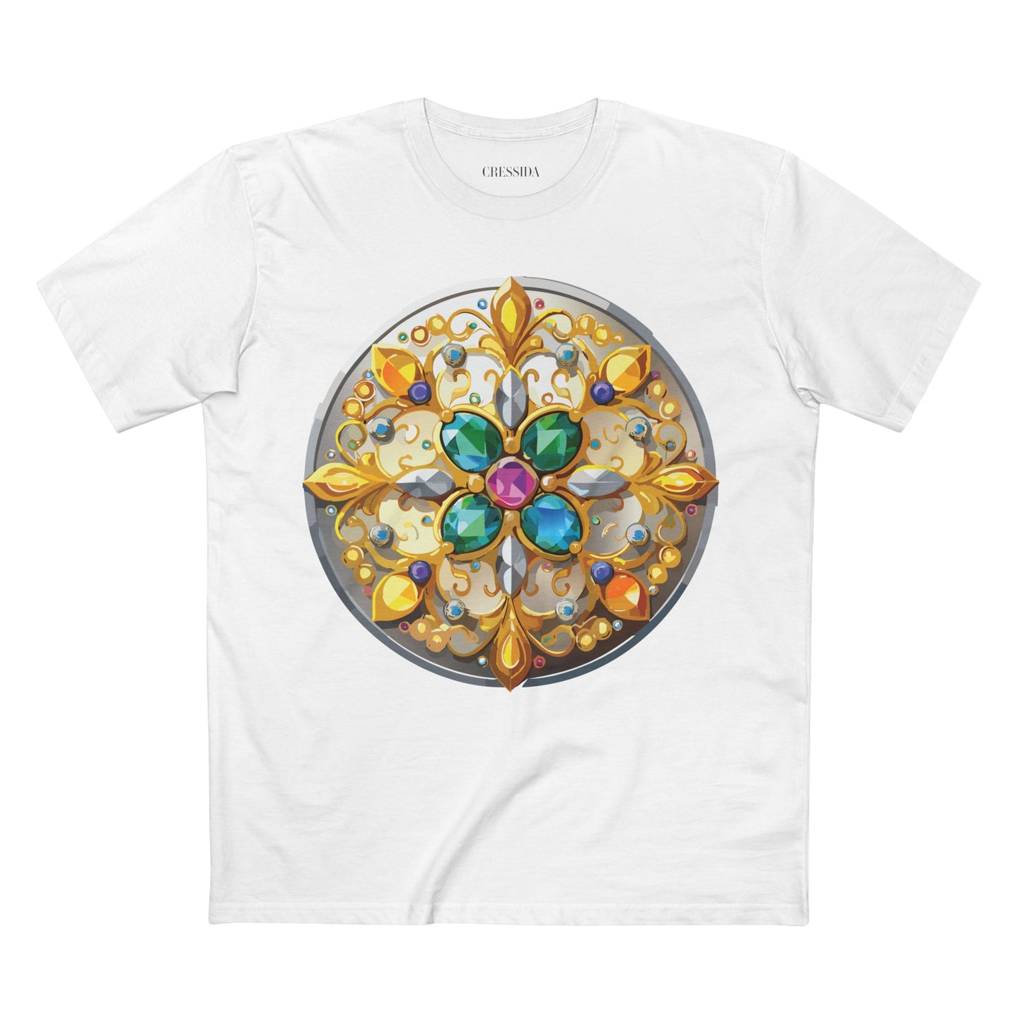 Medallion Shirt, Shirt with Medallion, Tee Shirt with Medal