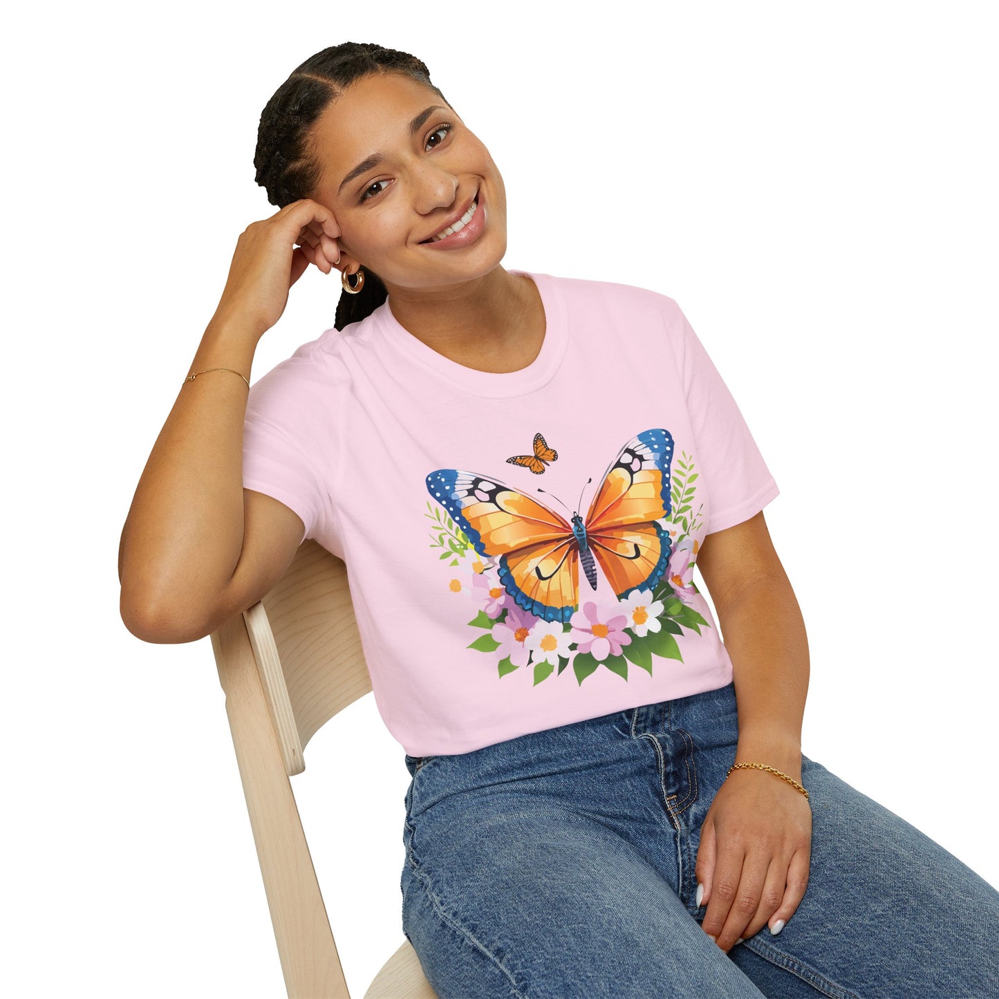 Butterfly Shirt, T Shirt with Butterfly, Monarch Shirt