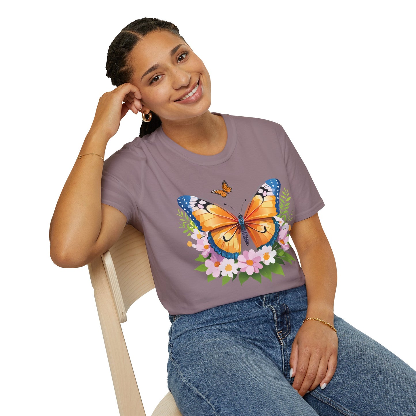 Butterfly Shirt, T Shirt with Butterfly, Monarch Shirt