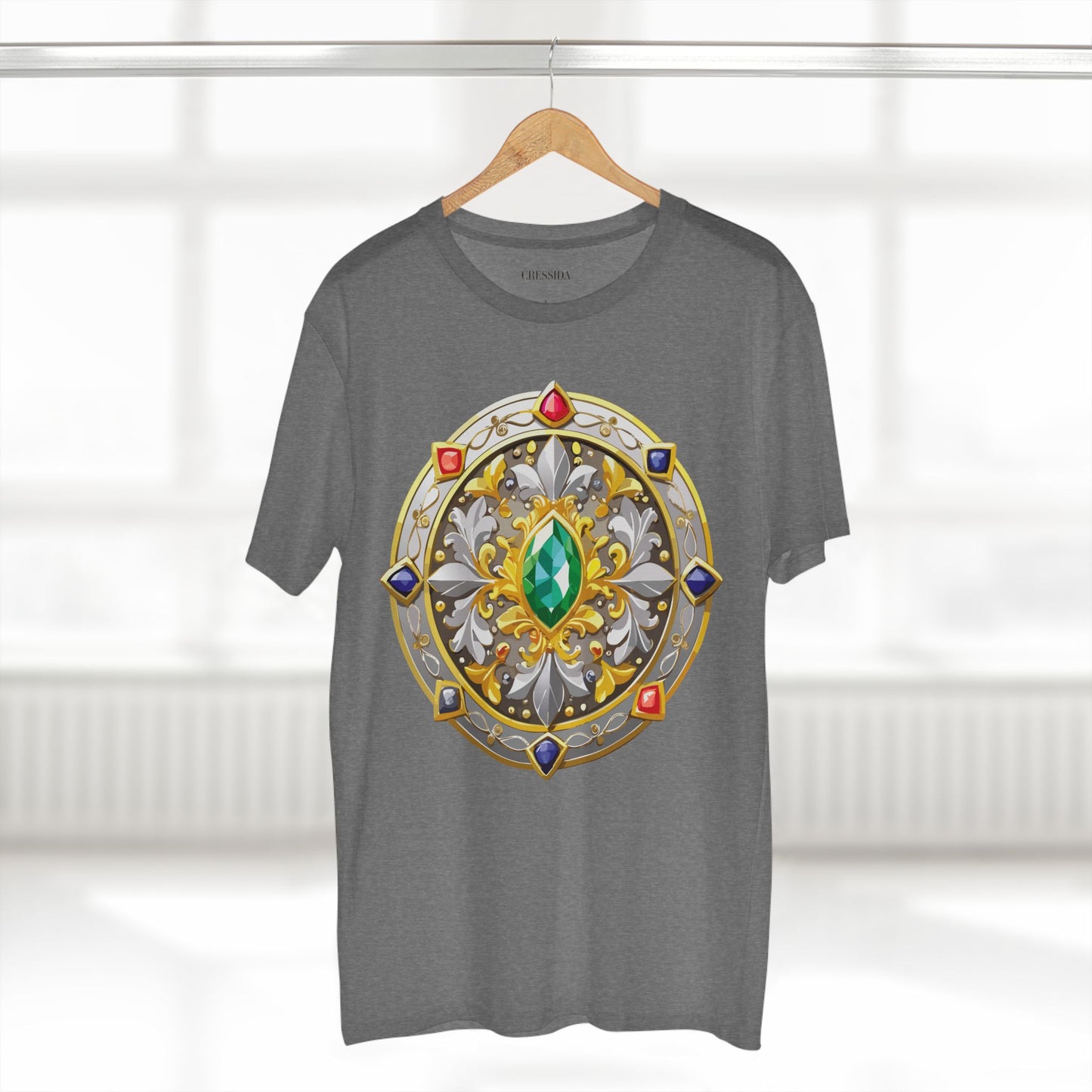 Medallion Shirt, Shirt with Medallion, Tee Shirt with Medal
