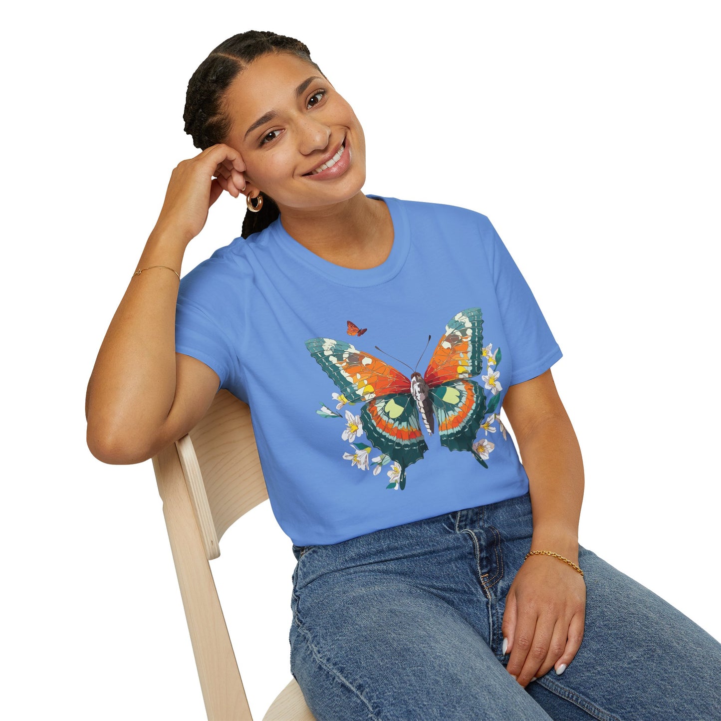 Butterfly Shirt, T Shirt with Butterfly, Monarch Shirt