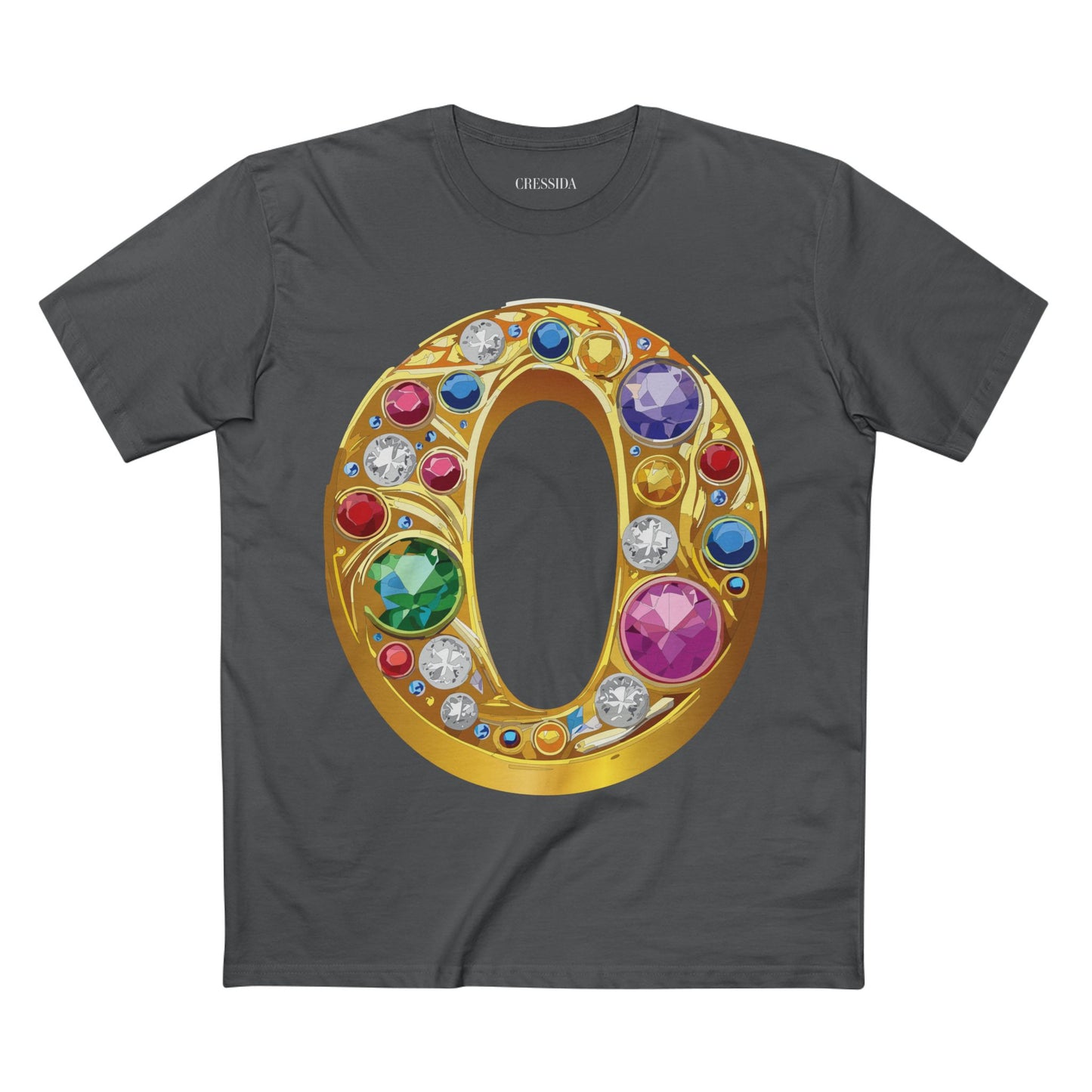 Letter Shirt, Shirt with Letters, Tee Shirt with Gold Letters