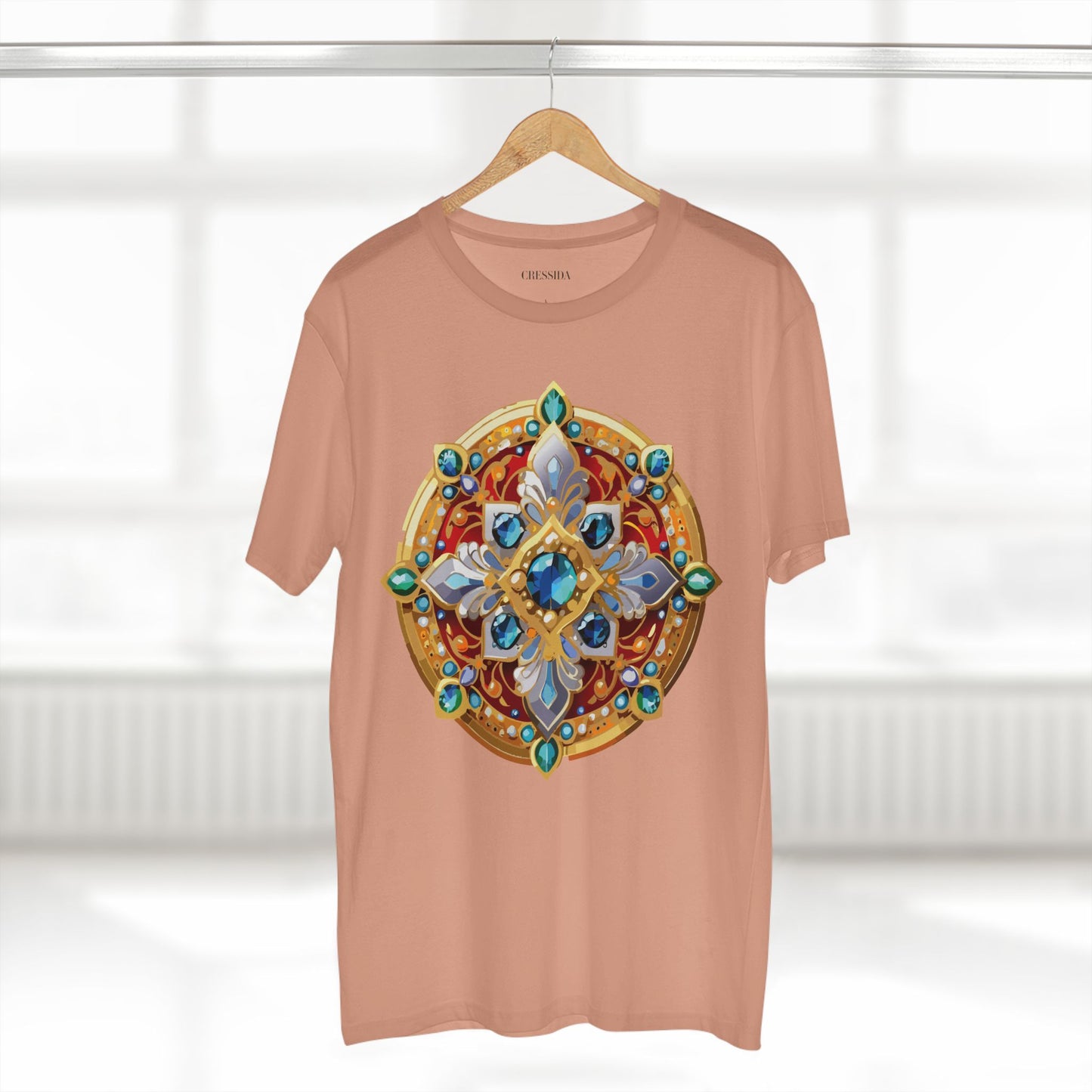 Medallion Shirt, Shirt with Medallion, Tee Shirt with Medal