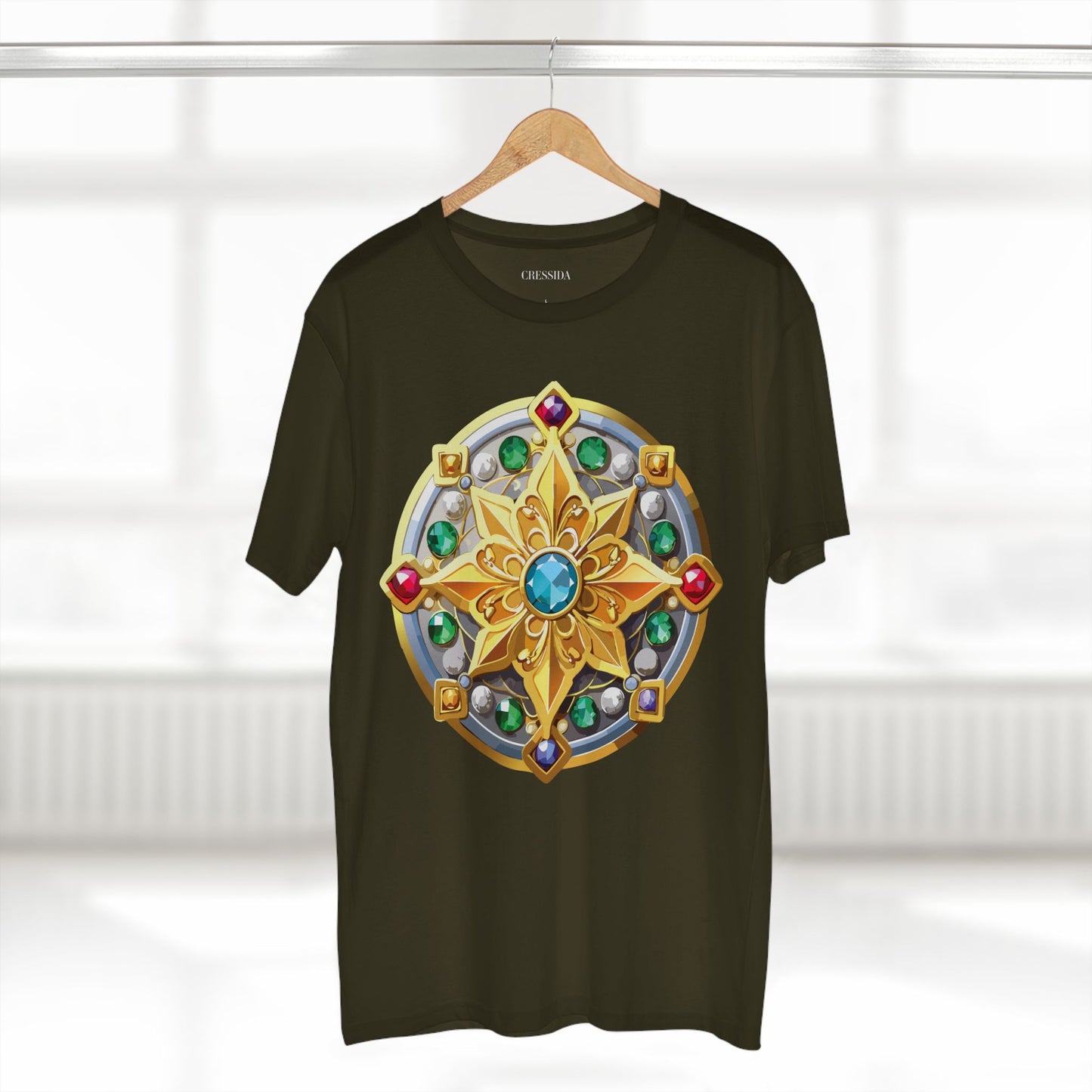 Medallion Shirt, Shirt with Medallion, Tee Shirt with Medal
