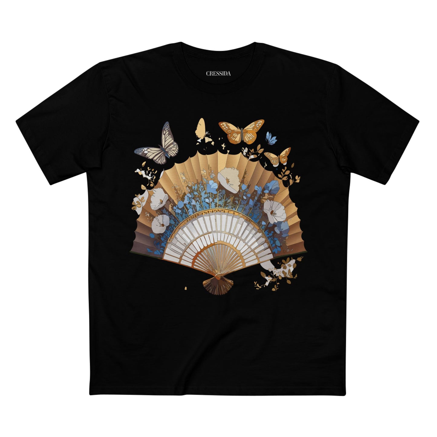 Fan shirt, Shirt with Fan, Tee Shirt with Antique Fan