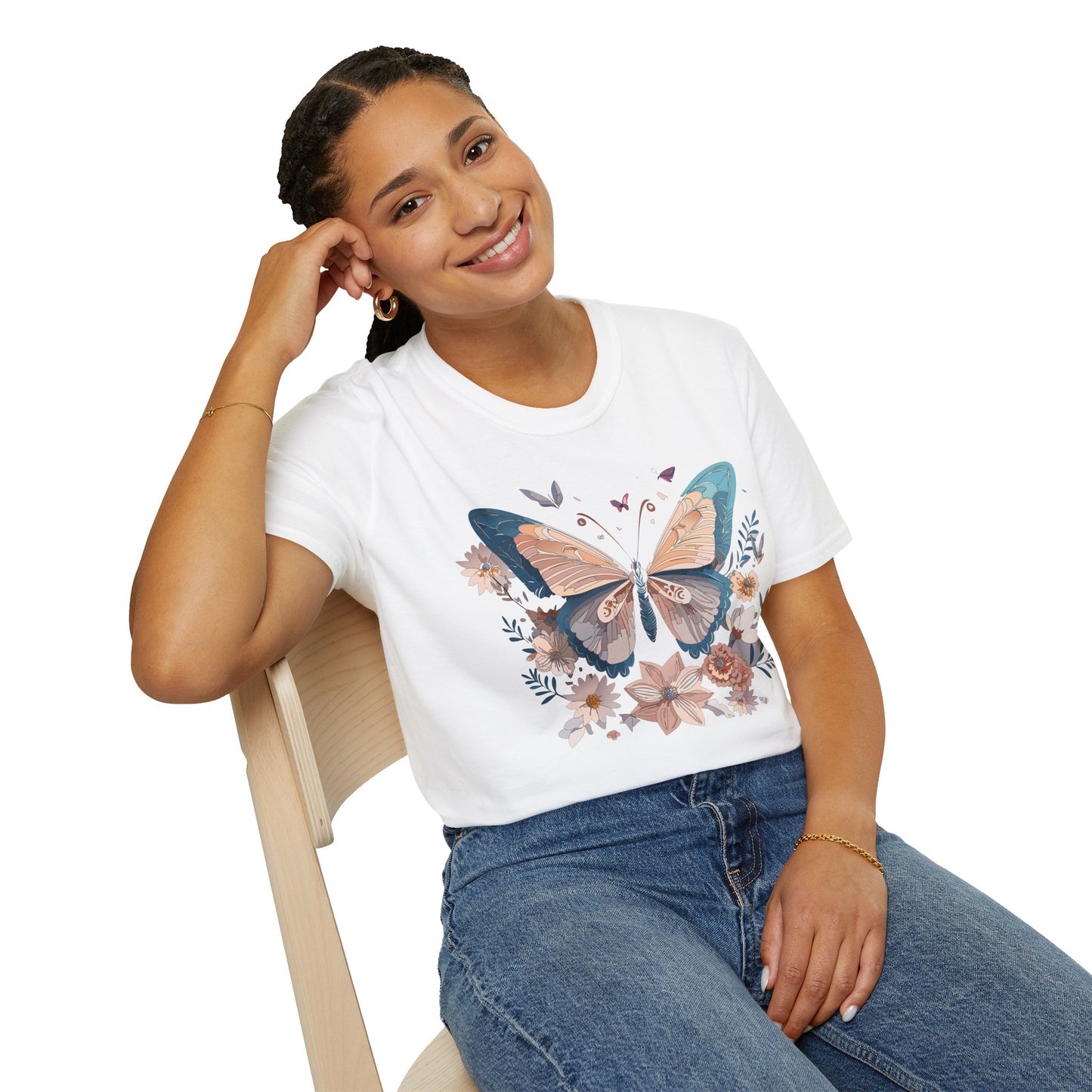 Butterfly Shirt, T Shirt with Butterfly, Monarch Shirt