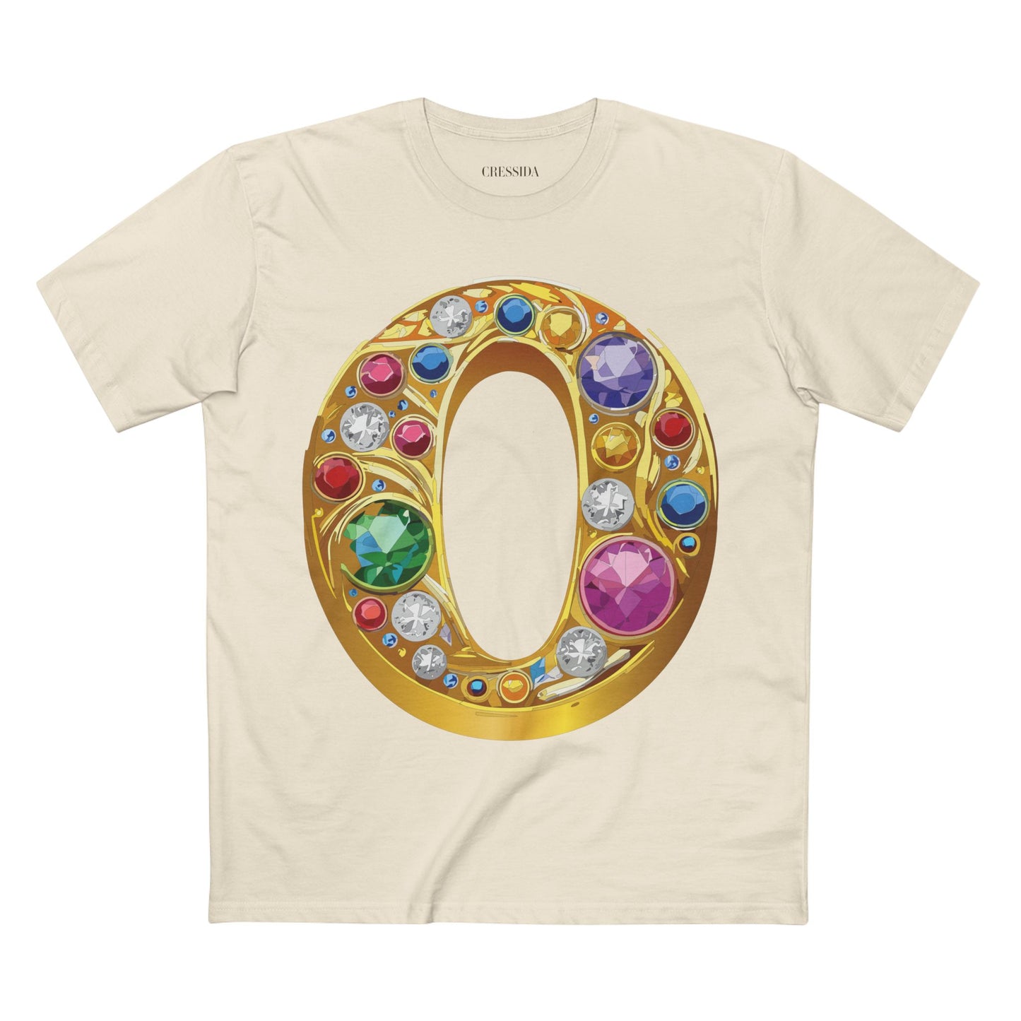 Letter Shirt, Shirt with Letters, Tee Shirt with Gold Letters