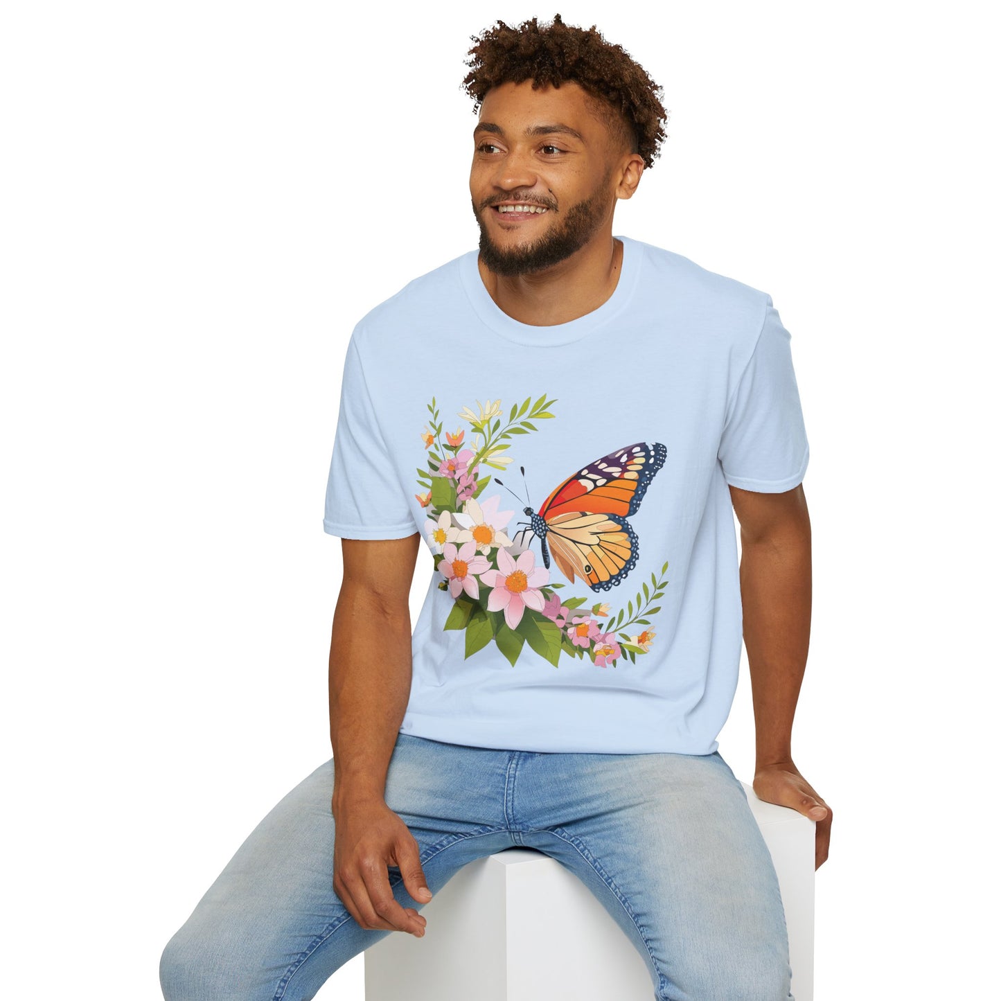 Butterfly Shirt, T Shirt with Butterfly, Monarch Shirt