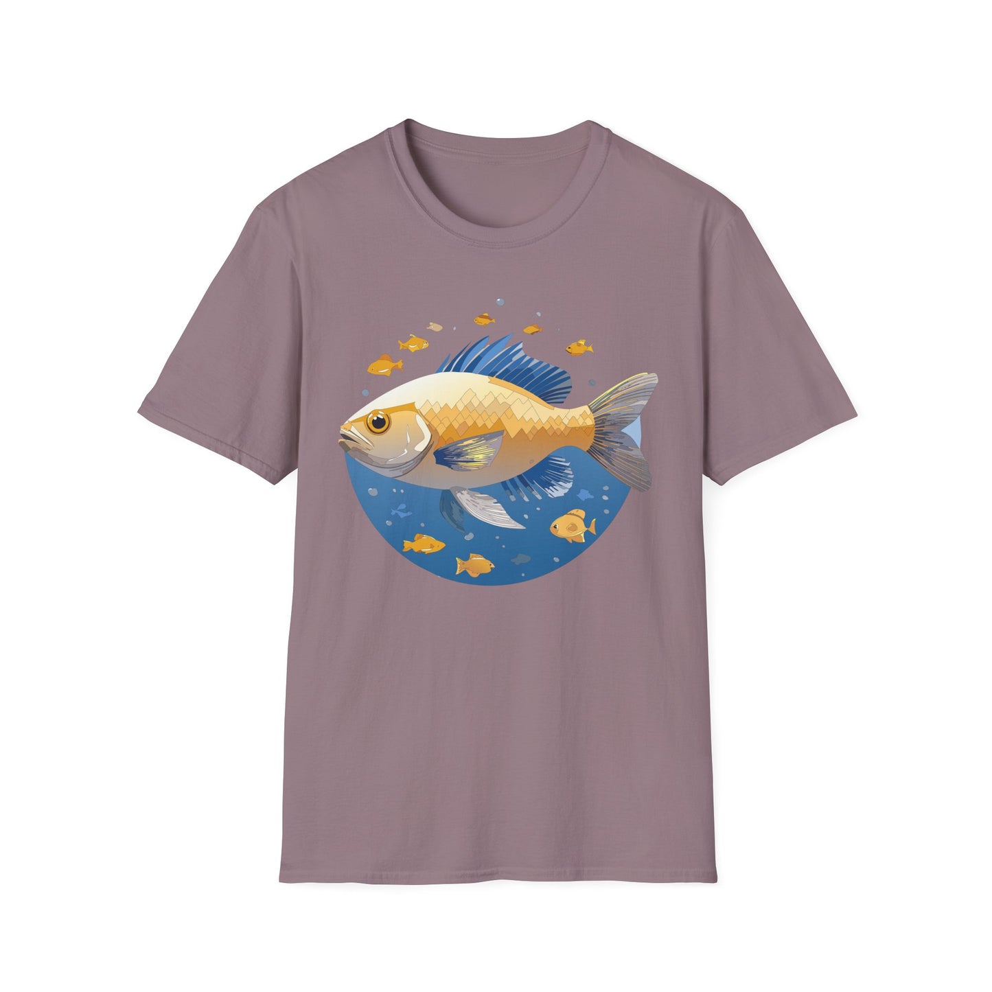 Fish Art Design Shirt, T Shirt with Fish, Graphic Shirt, Tee Shirt with Graphic Design, Shirt with Fish Graphic Art