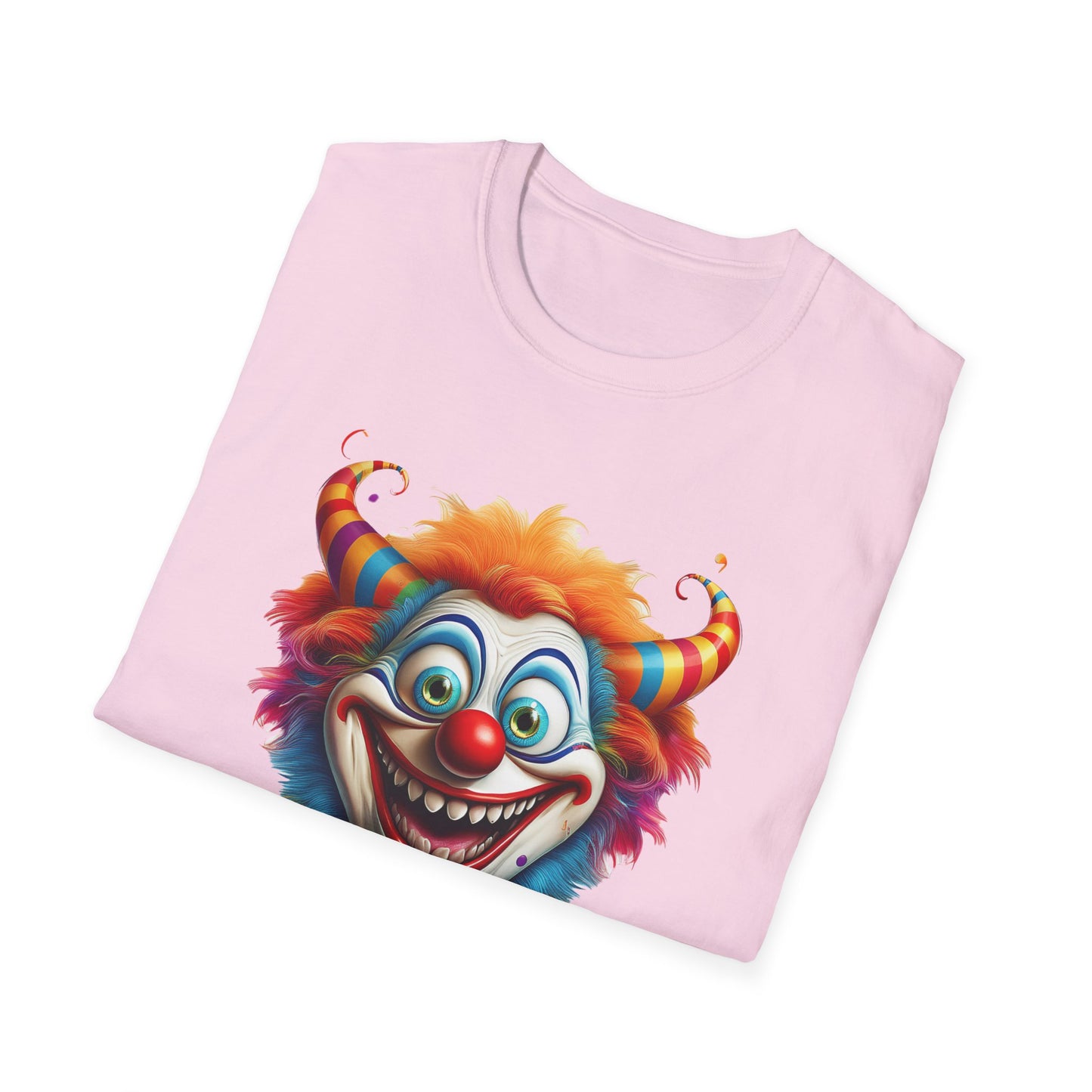 Clown Shirt, T Shirt with Clown, Funny Man Shirt, Tee Shirt with Funny Man, Circus Shirt, Shirt with Circus, Scary Man Shirt, Shirt with Scary Man