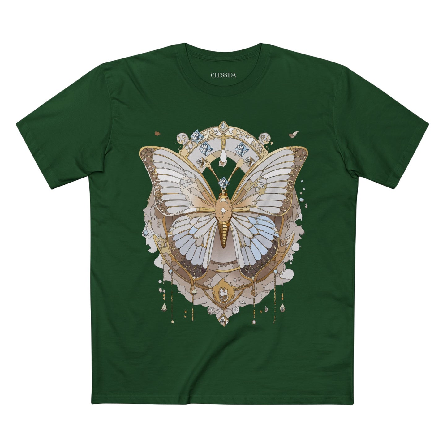 Butterfly shirt, Shirt with Butterfly, Tee Shirt with Antique Butterfly