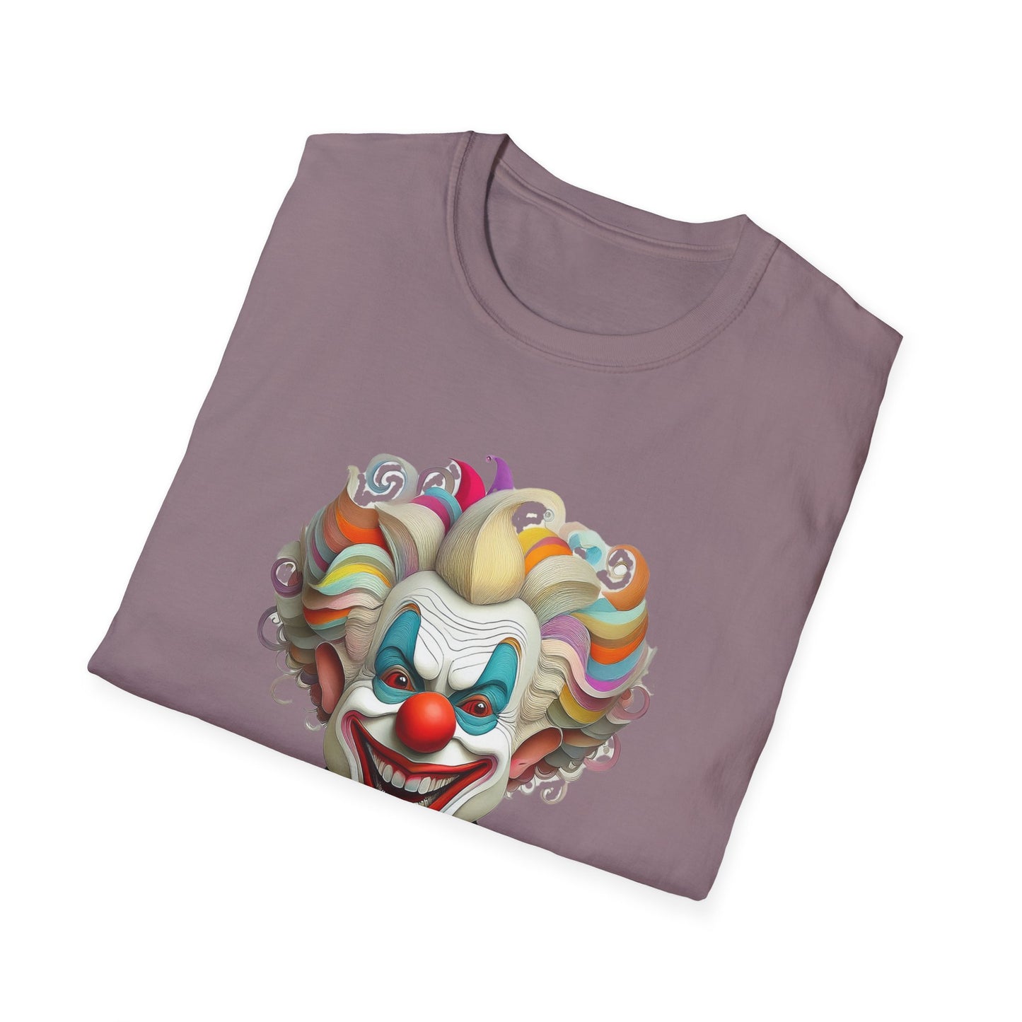 Clown Shirt, T Shirt with Clown, Funny Man Shirt, Tee Shirt with Funny Man, Circus Shirt, Shirt with Circus, Scary Man Shirt, Shirt with Scary Man