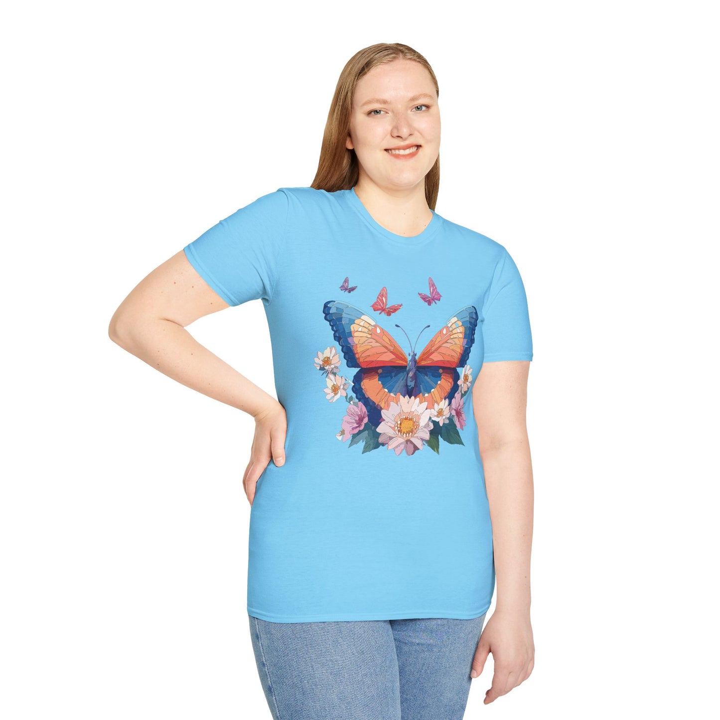 Butterfly Shirt, T Shirt with Butterfly, Monarch Shirt
