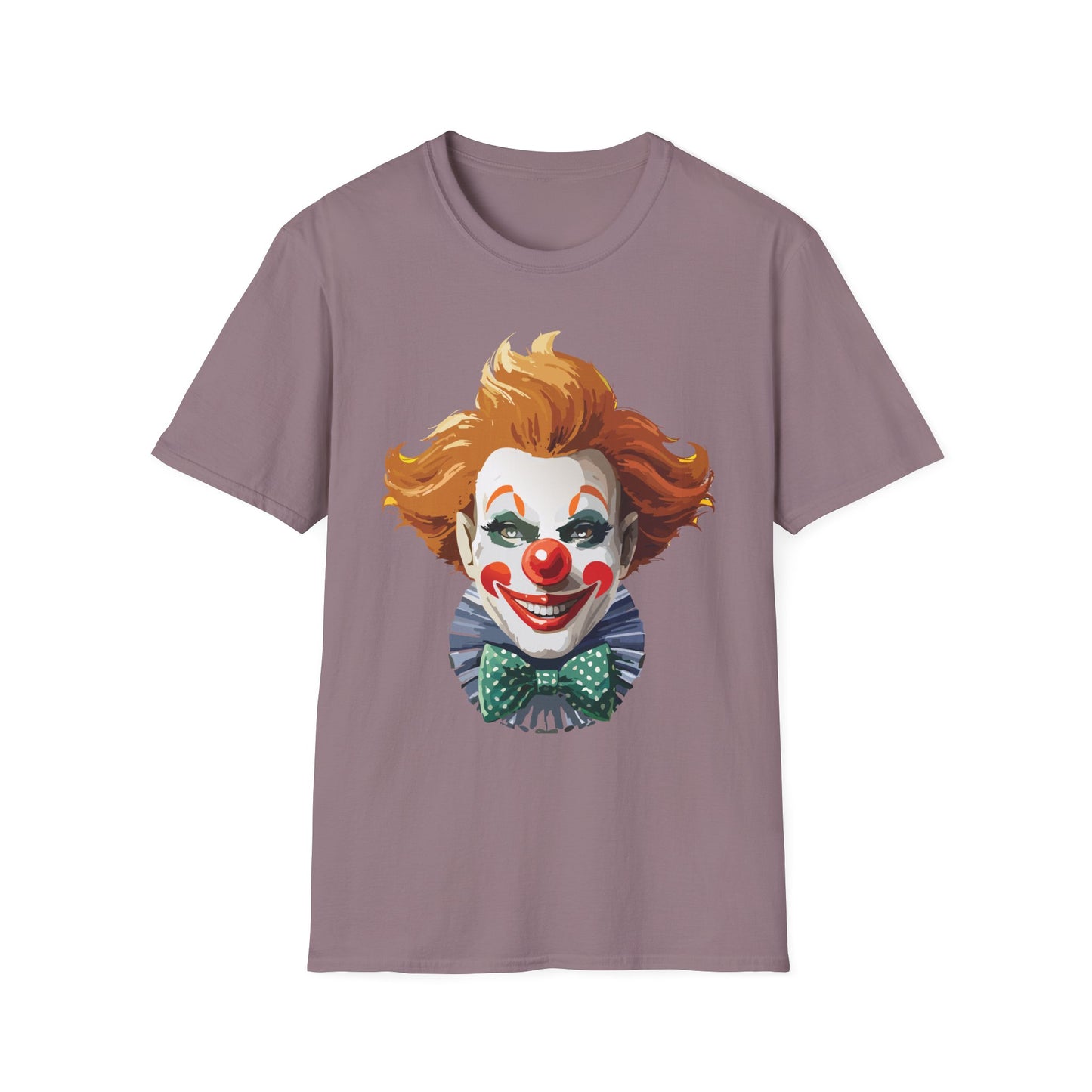 Clown Shirt, T Shirt with Clown, Funny Man Shirt, Tee Shirt with Funny Man, Circus Shirt, Shirt with Circus, Scary Man Shirt, Shirt with Scary Man