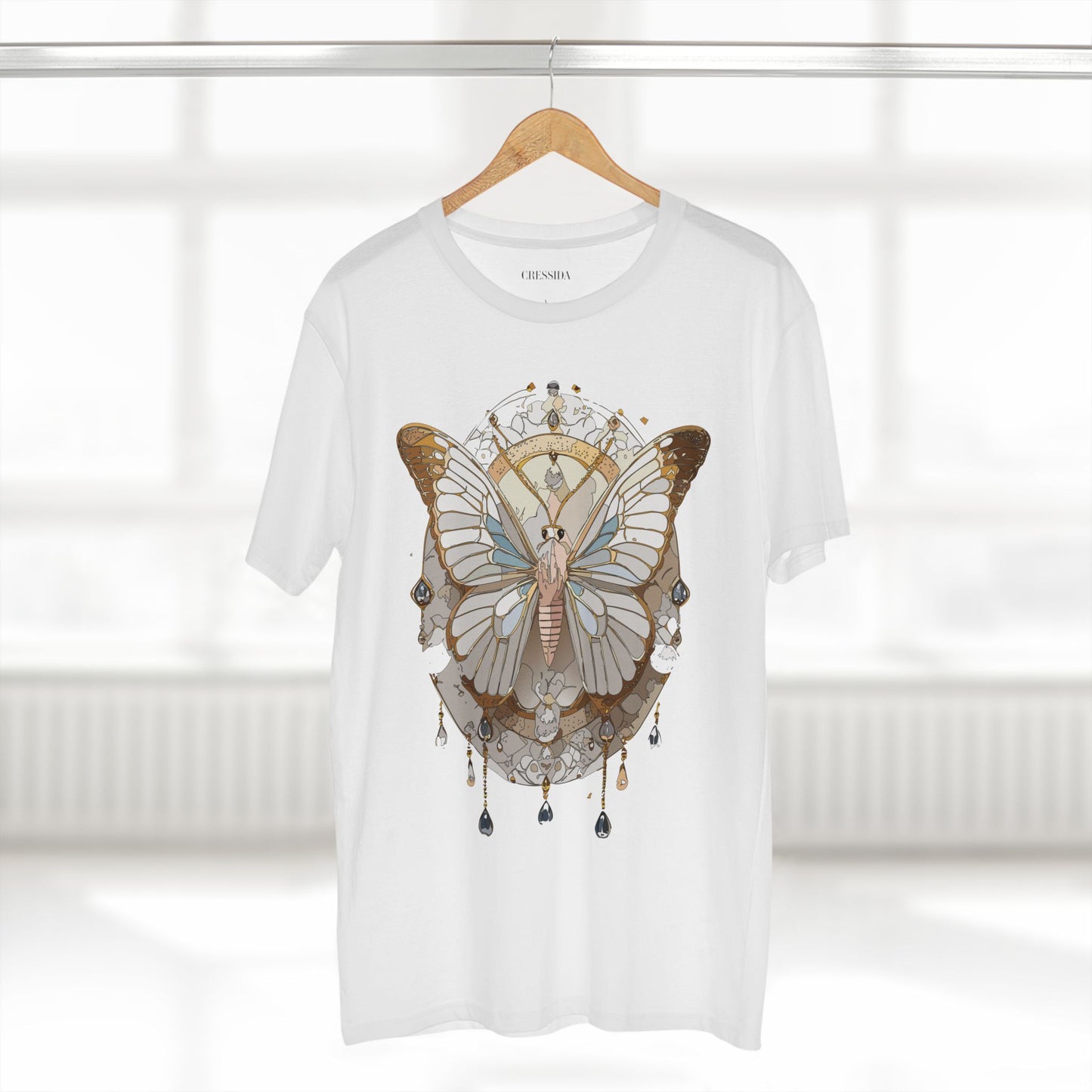 Butterfly shirt, Shirt with Butterfly, Tee Shirt with Antique Butterfly