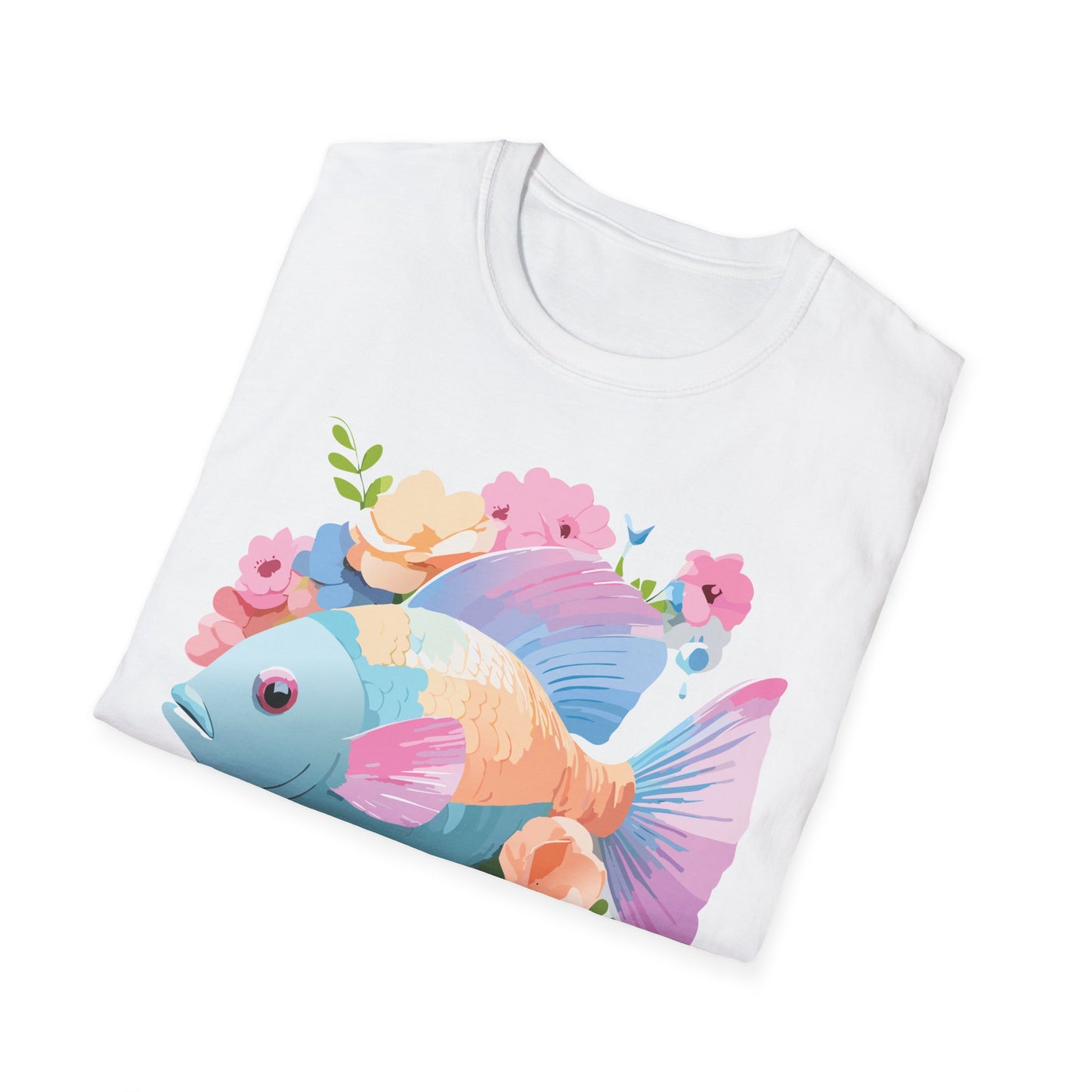 Fish Art Design Shirt, T Shirt with Fish, Graphic Shirt, Tee Shirt with Graphic Design, Shirt with Fish Graphic Art