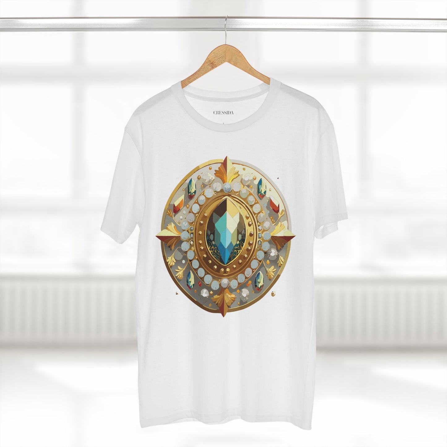 Medallion Shirt, Shirt with Medallion, Tee Shirt with Medal