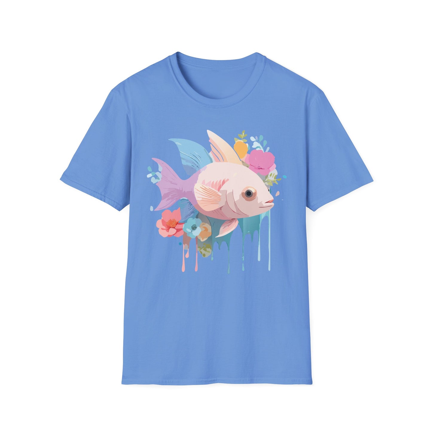 Fish Art Design Shirt, T Shirt with Fish, Graphic Shirt, Tee Shirt with Graphic Design, Shirt with Fish Graphic Art