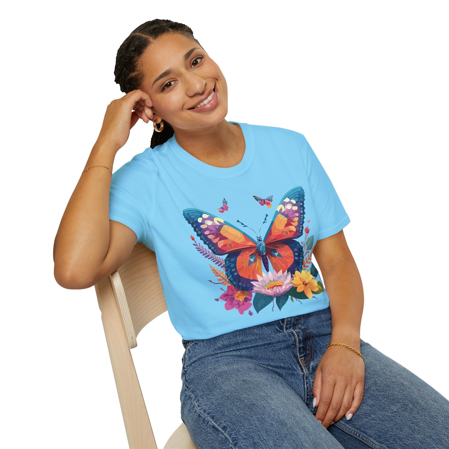 Butterfly Shirt, T Shirt with Butterfly, Monarch Shirt
