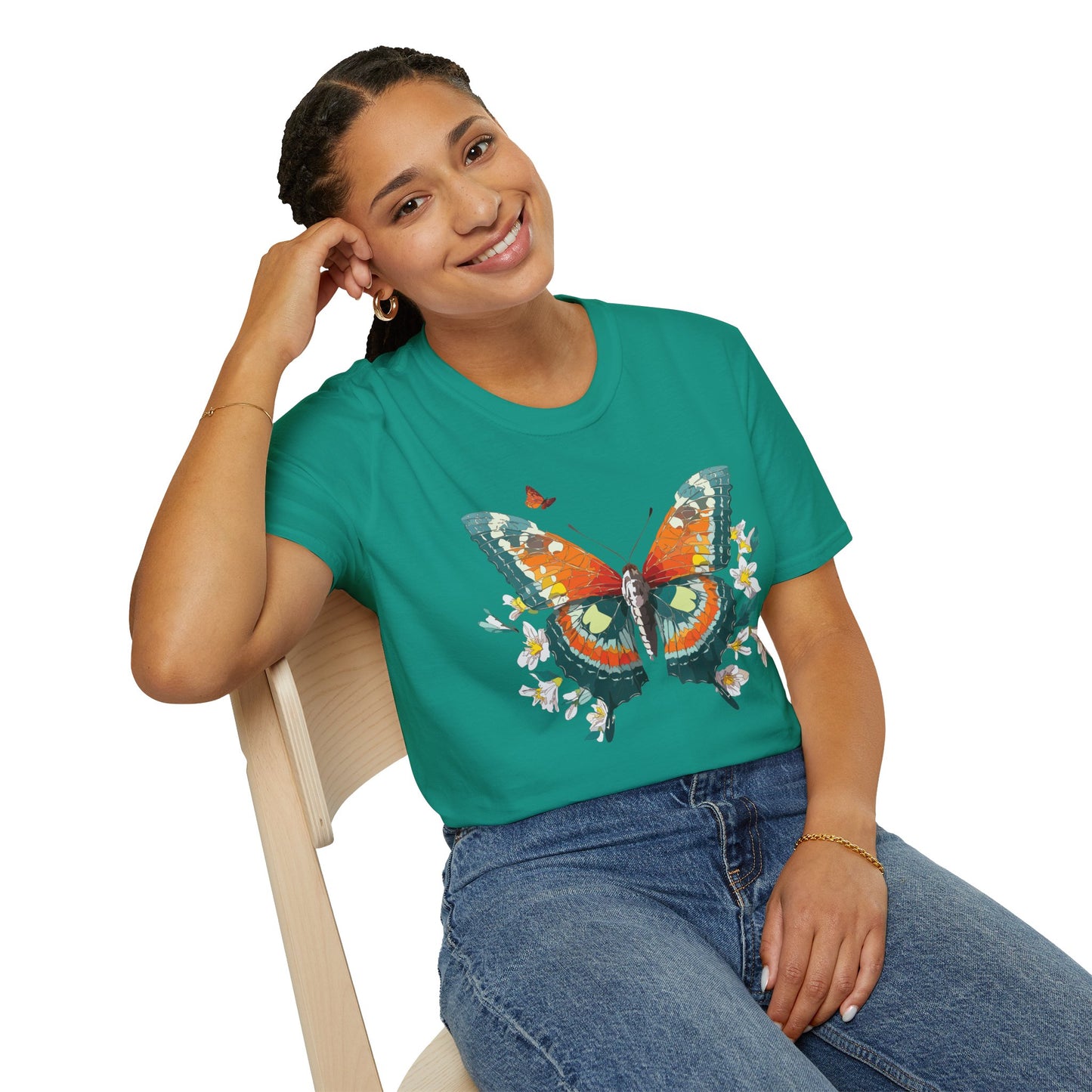 Butterfly Shirt, T Shirt with Butterfly, Monarch Shirt