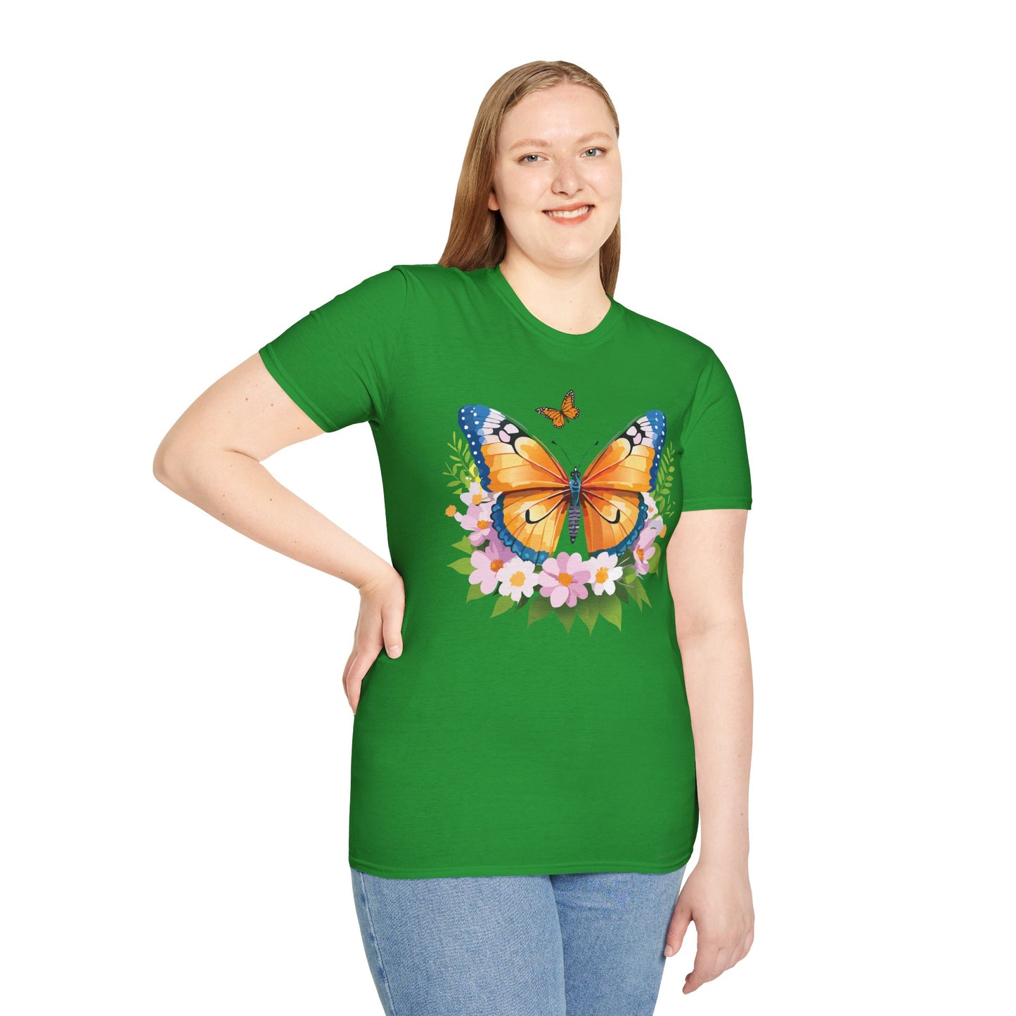 Butterfly Shirt, T Shirt with Butterfly, Monarch Shirt