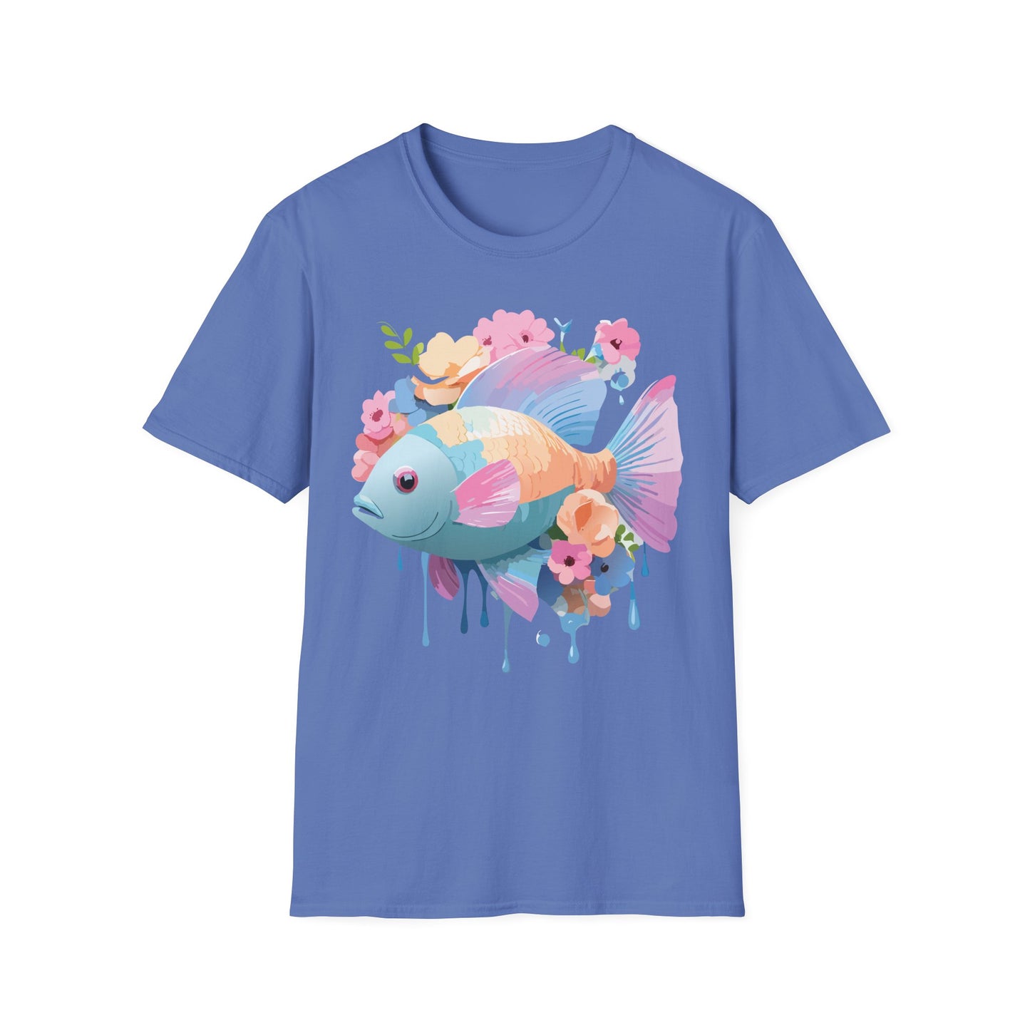 Fish Art Design Shirt, T Shirt with Fish, Graphic Shirt, Tee Shirt with Graphic Design, Shirt with Fish Graphic Art