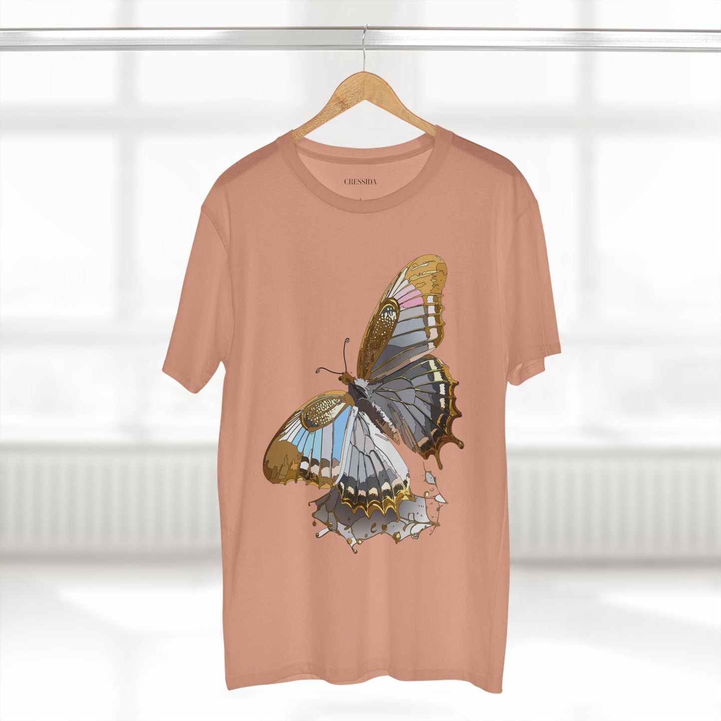 Butterfly shirt, Shirt with Butterfly, Tee Shirt with Antique Butterfly