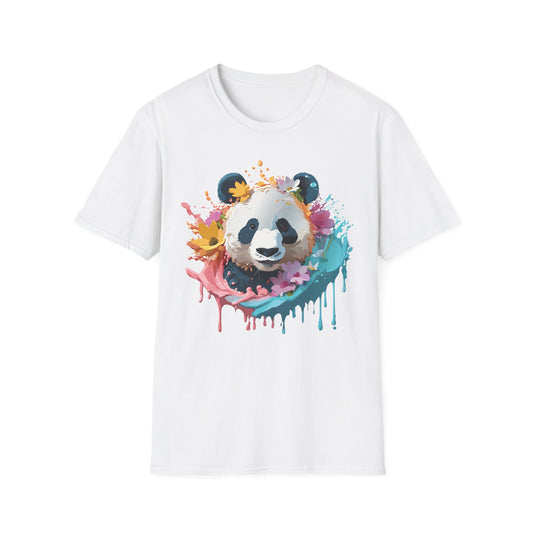 Panda Shirt, T Shirt with Panda, Animal Shirt, Tee Shirt with Animals