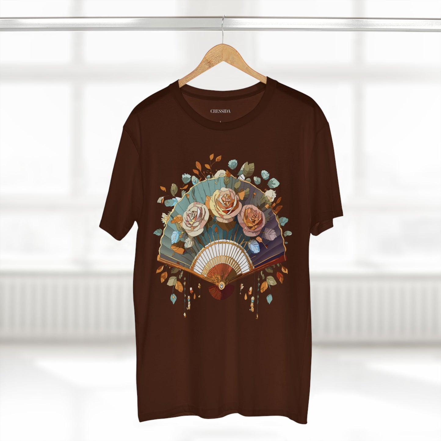 Fan shirt, Shirt with Fan, Tee Shirt with Antique Fan