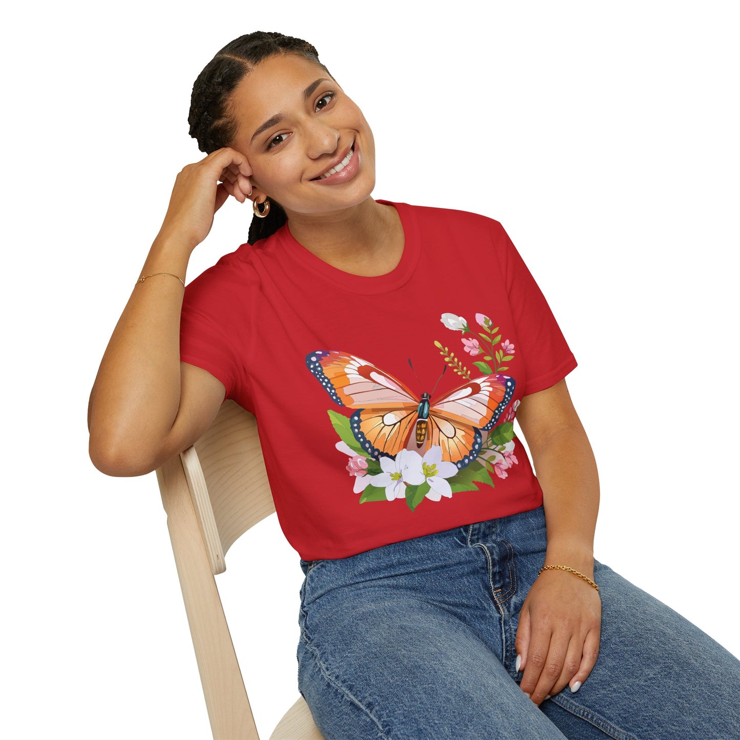 Butterfly Shirt, T Shirt with Butterfly, Monarch Shirt