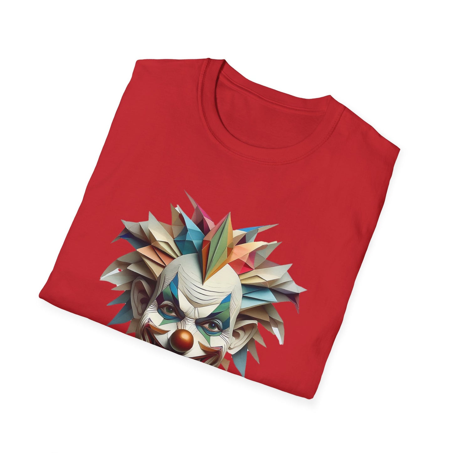 Clown Shirt, T Shirt with Clown, Funny Man Shirt, Tee Shirt with Funny Man, Circus Shirt, Shirt with Circus, Scary Man Shirt, Shirt with Scary Man
