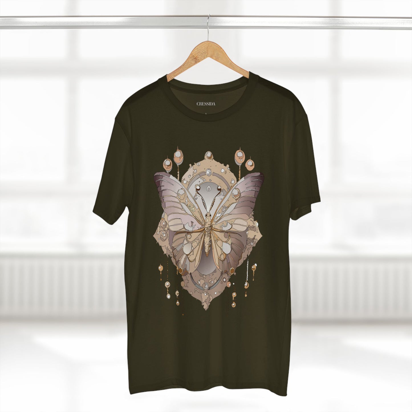 Butterfly shirt, Shirt with Butterfly, Tee Shirt with Antique Butterfly