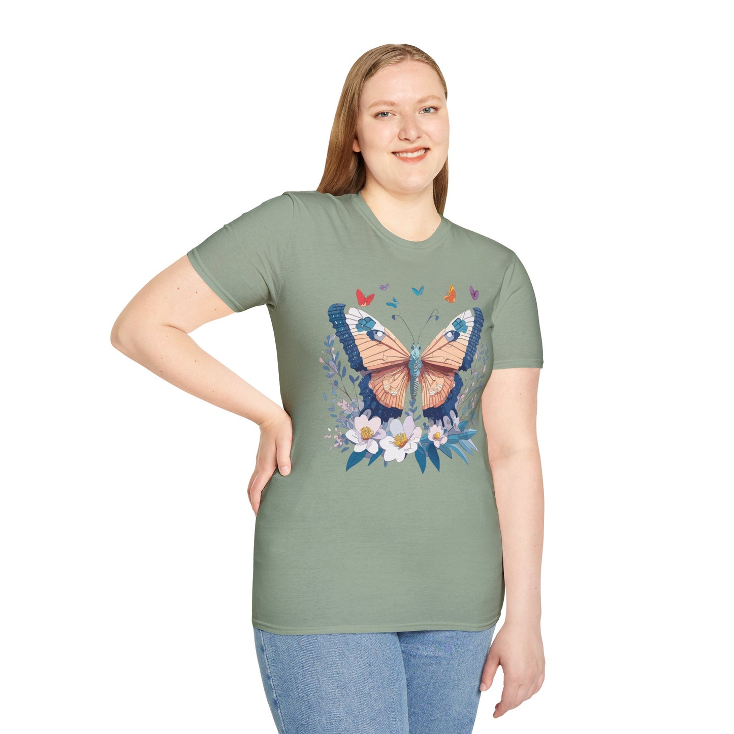 Butterfly Shirt, T Shirt with Butterfly, Monarch Shirt