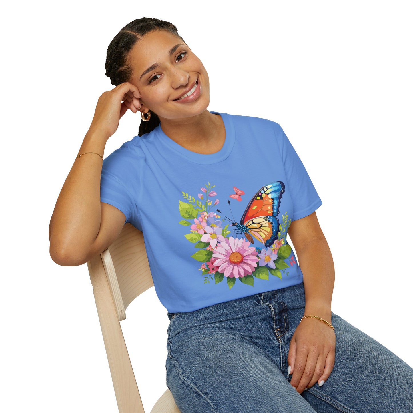 Butterfly Shirt, T Shirt with Butterfly, Monarch Shirt