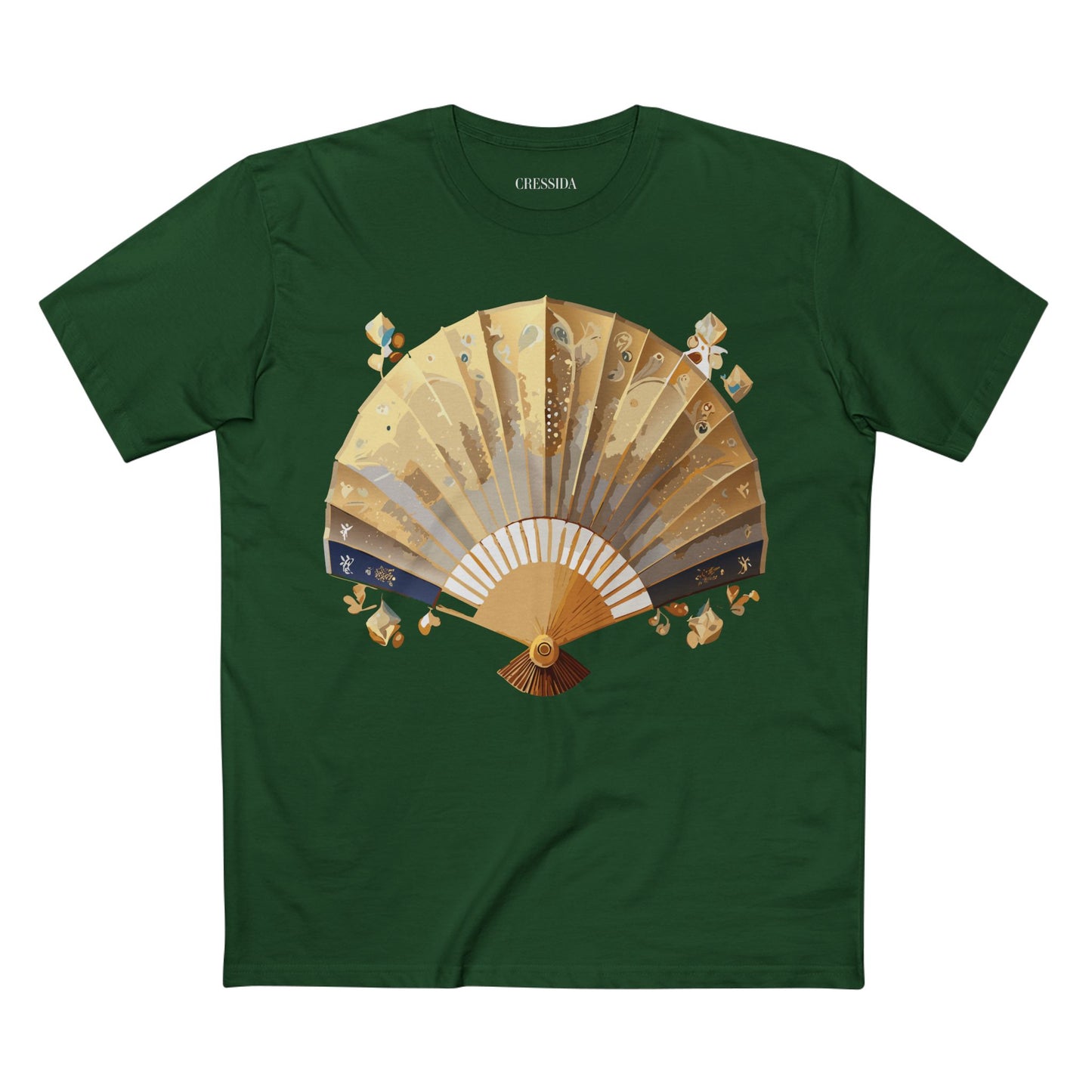 Fan shirt, Shirt with Fan, Tee Shirt with Antique Fan