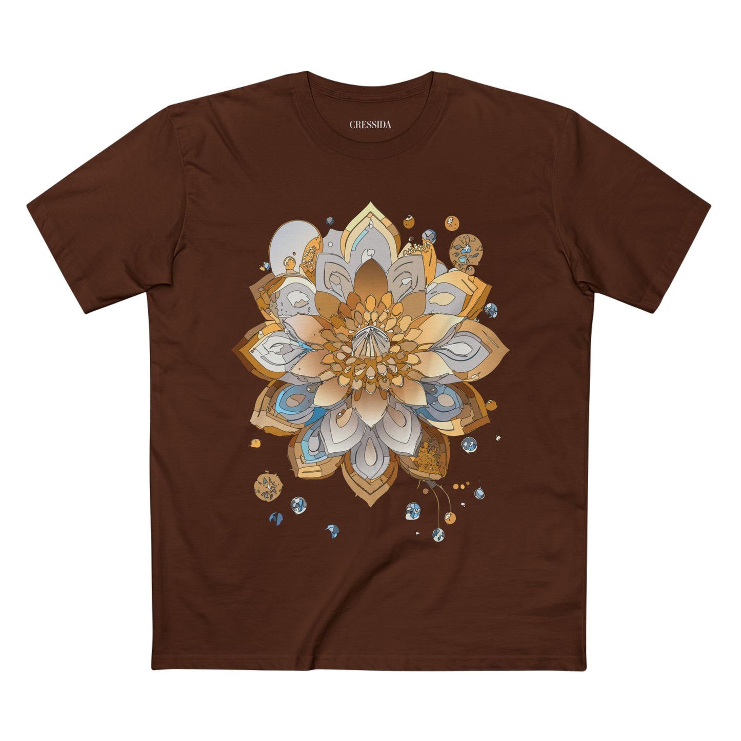 Floral Shirt, Shirt with Flower, Tee Shirt with Antique Flower