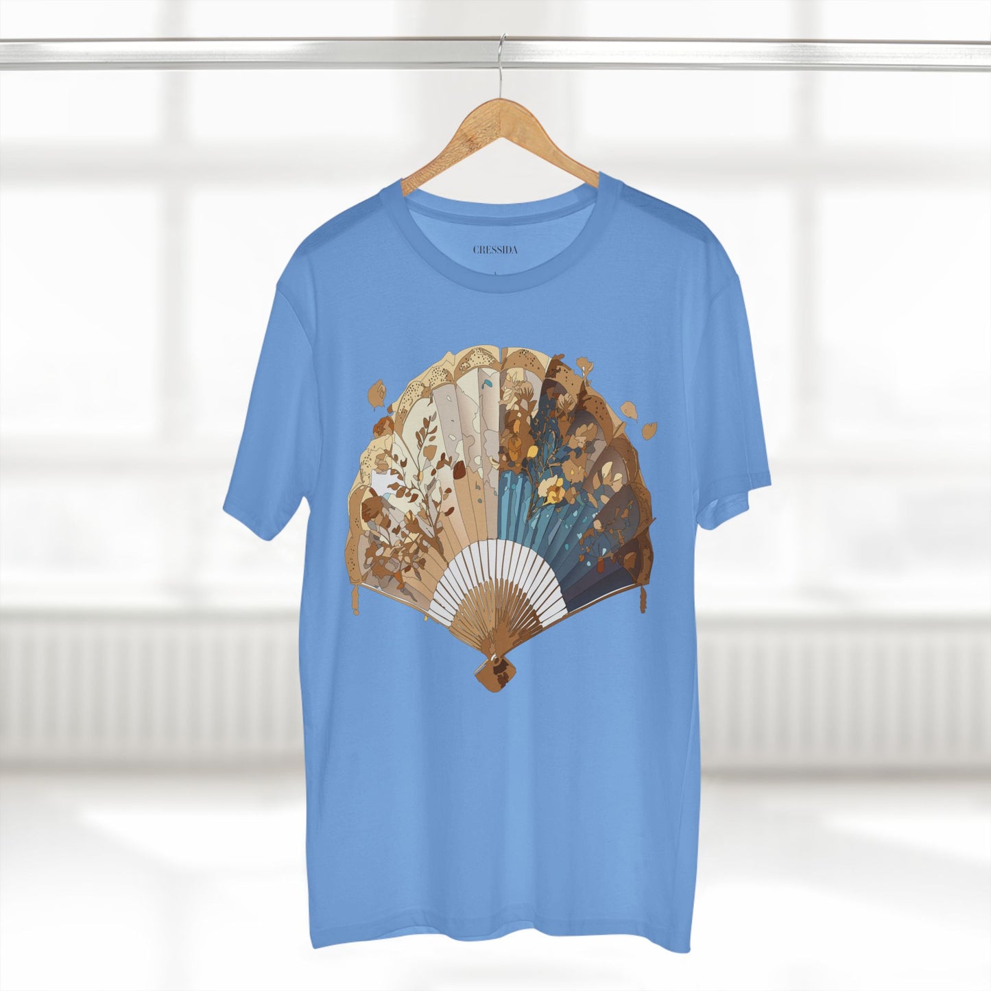 Fan shirt, Shirt with Fan, Tee Shirt with Antique Fan