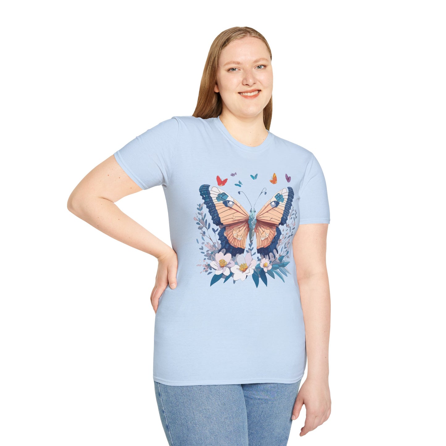 Butterfly Shirt, T Shirt with Butterfly, Monarch Shirt