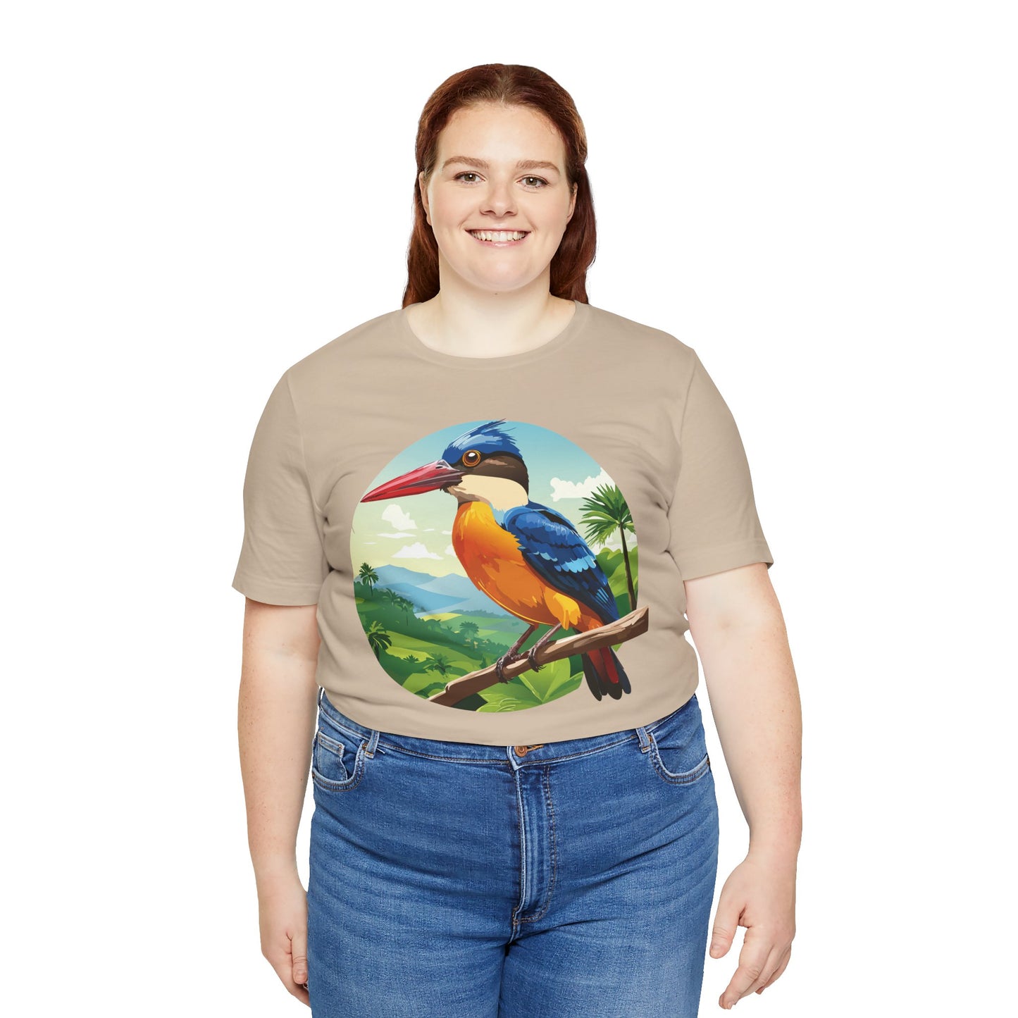 Unisex Animal Shirt, Tee Shirt with Animals, Art Design Tee Shirt, Wild Animals Shirt