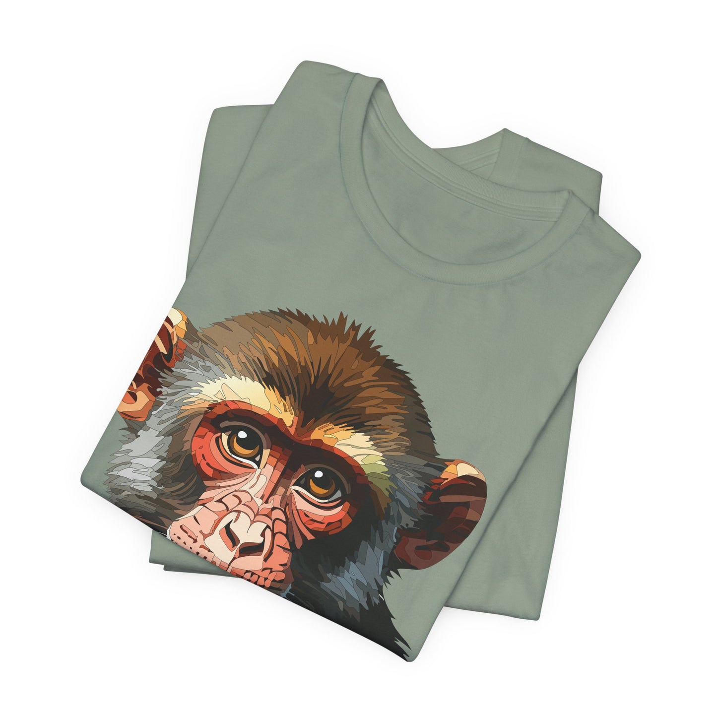 Unisex Animal Shirt, Tee Shirt with Animals, Art Design Tee Shirt, Wild Animals Shirt