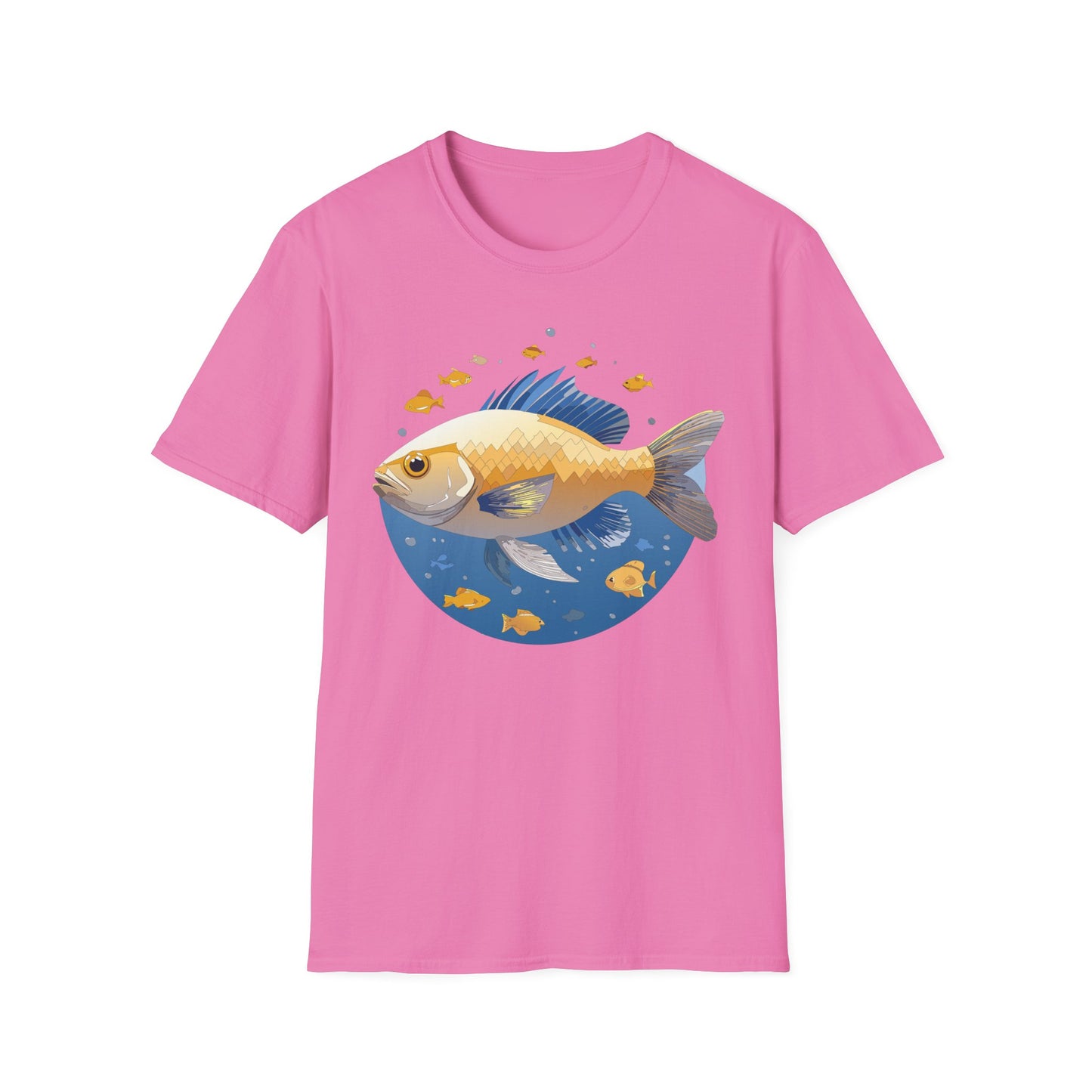 Fish Art Design Shirt, T Shirt with Fish, Graphic Shirt, Tee Shirt with Graphic Design, Shirt with Fish Graphic Art