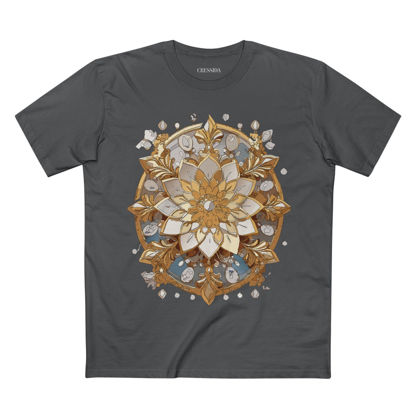 Floral Shirt, Shirt with Flower, Tee Shirt with Antique Flower