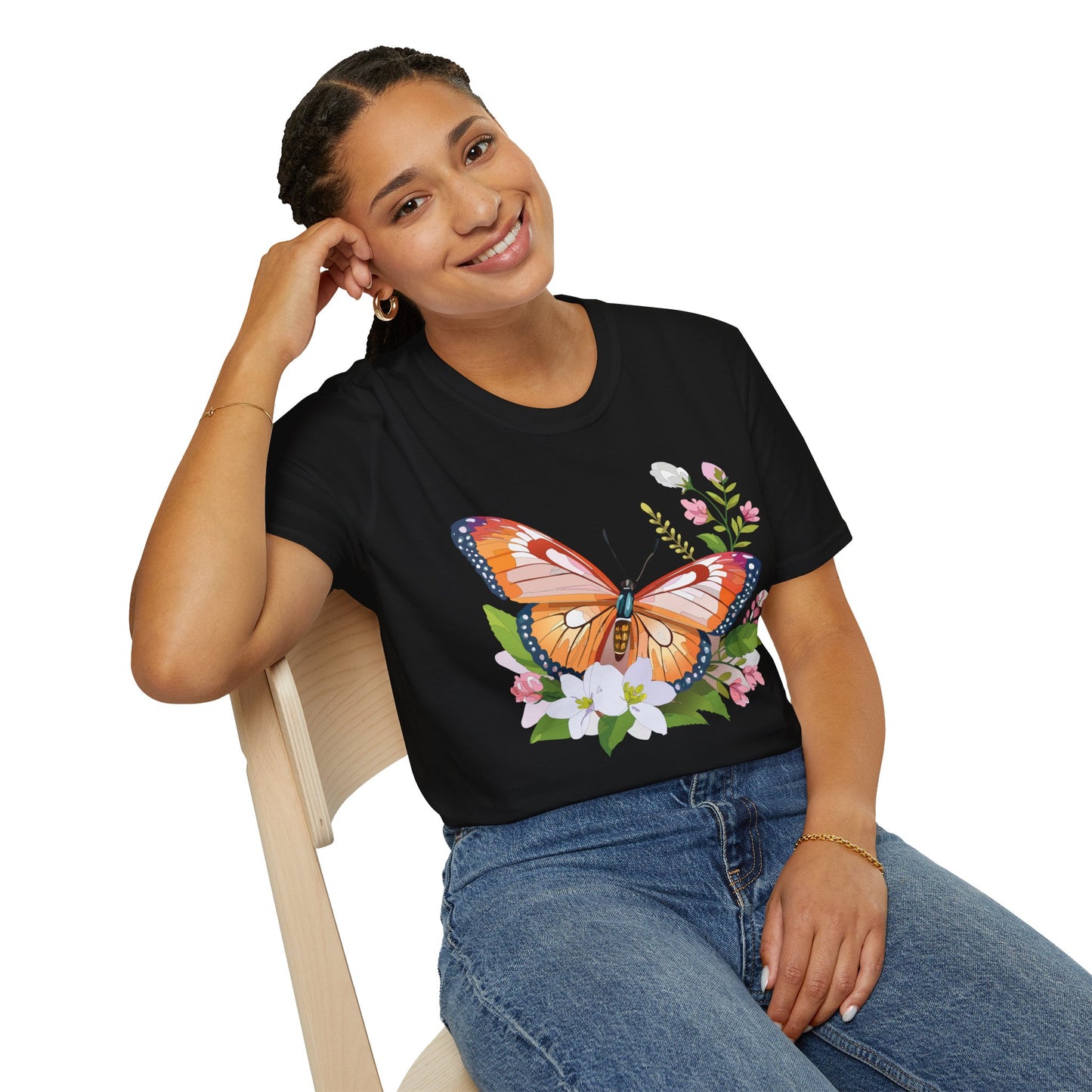 Butterfly Shirt, T Shirt with Butterfly, Monarch Shirt